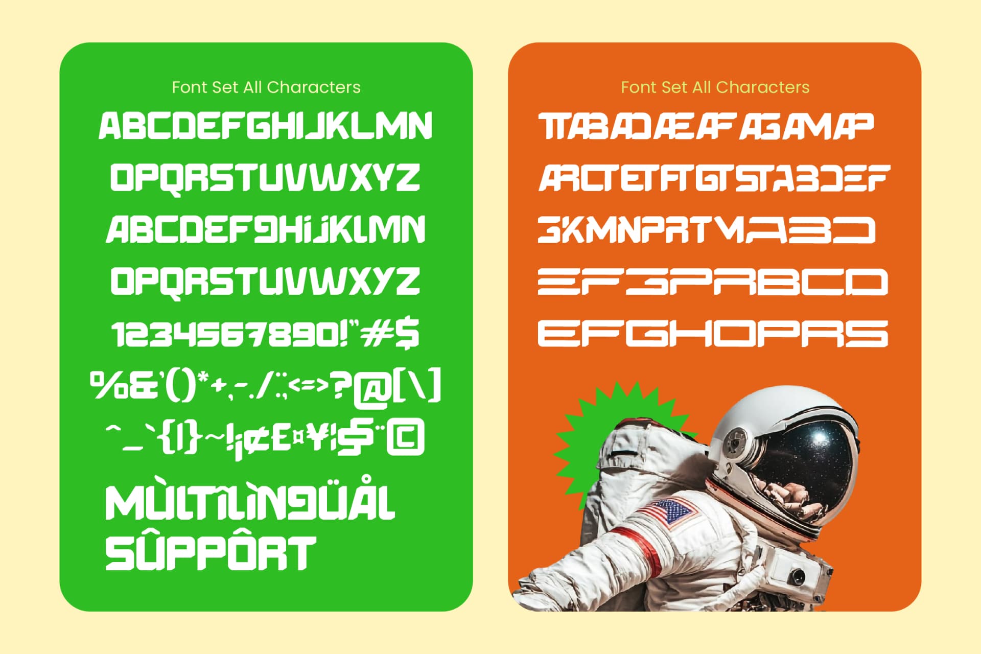 Preview 19 for Energy Space - Futuristic Display Typeface