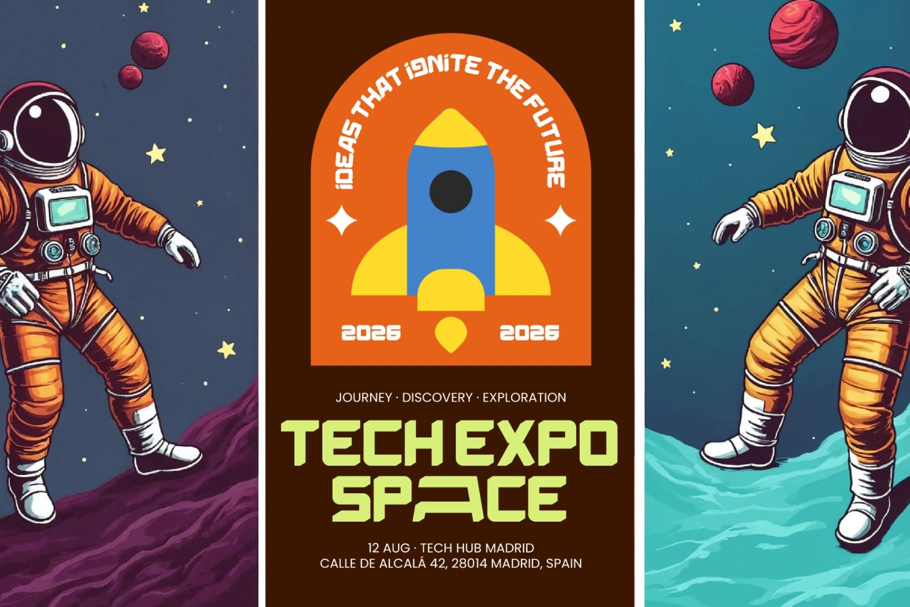 Preview 3 for Energy Space - Futuristic Display Typeface