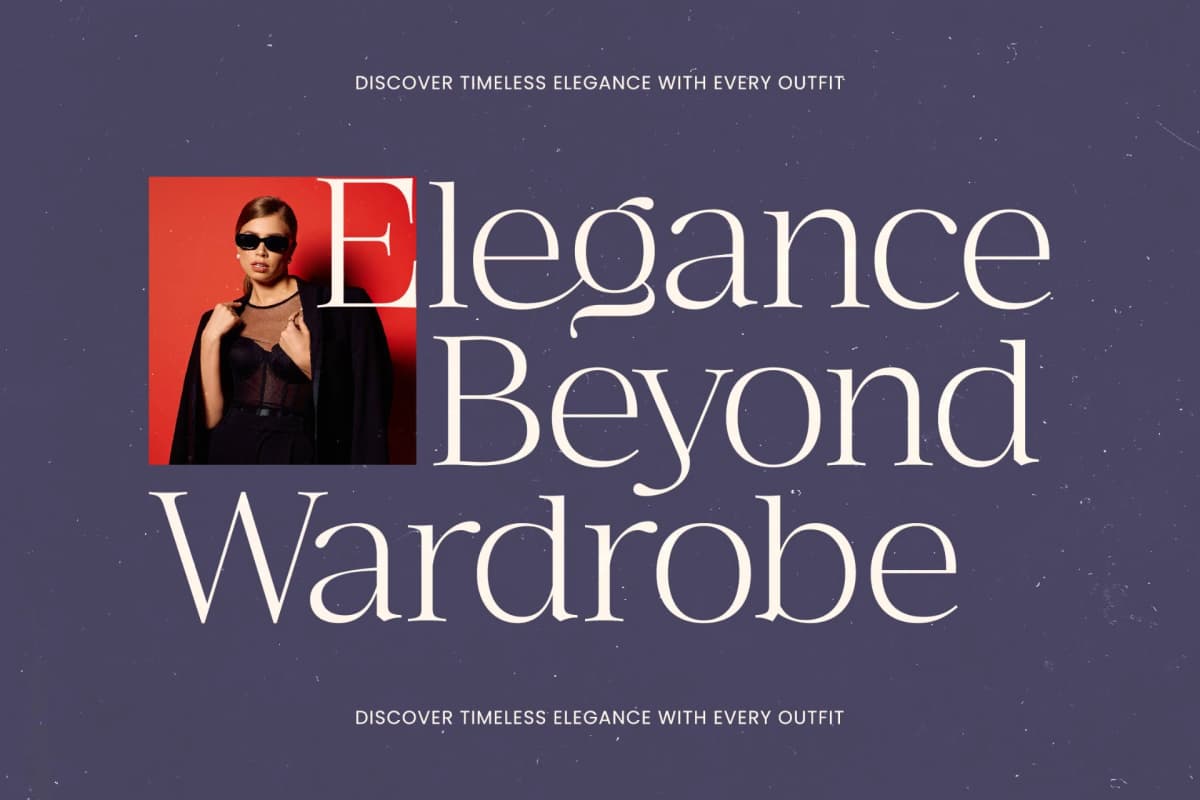 Preview 2 for Megria – Elegant Thin Serif Display Typeface