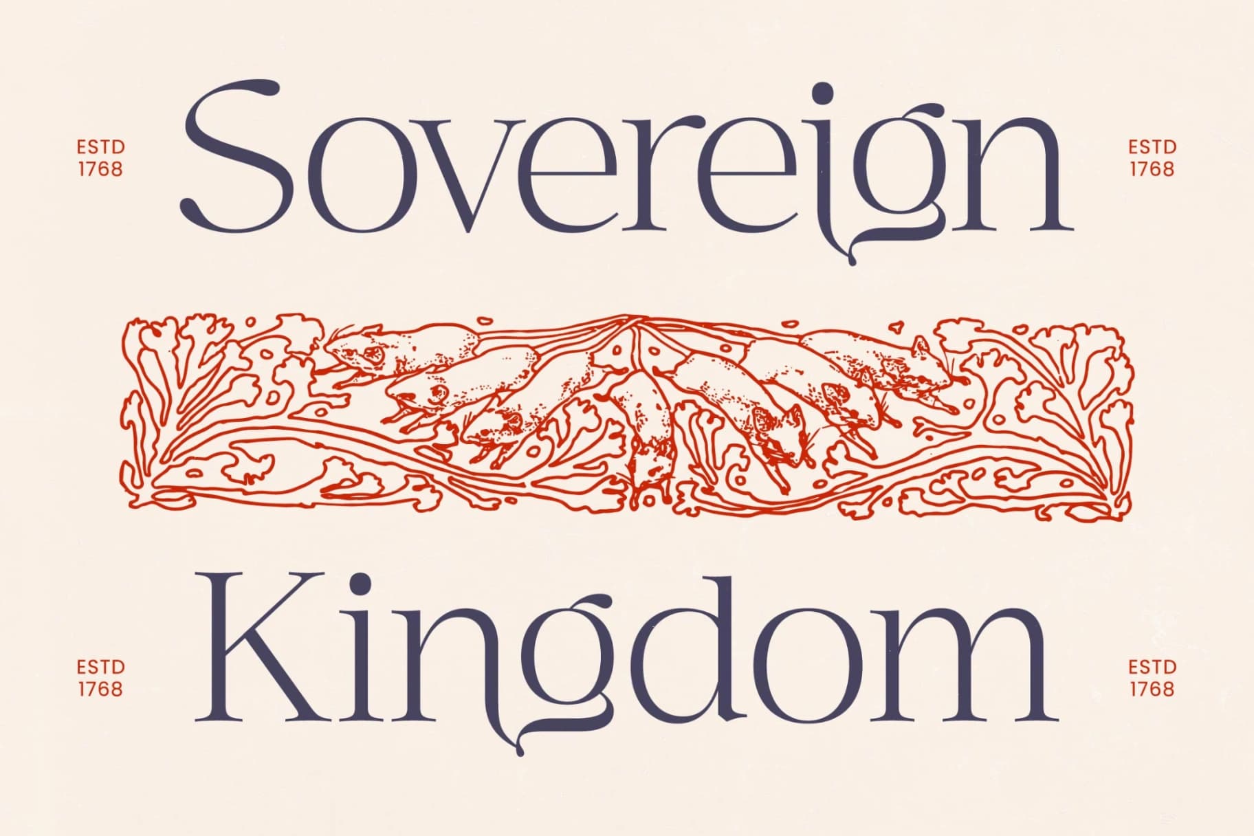 Preview 11 for Megria – Elegant Thin Serif Display Typeface