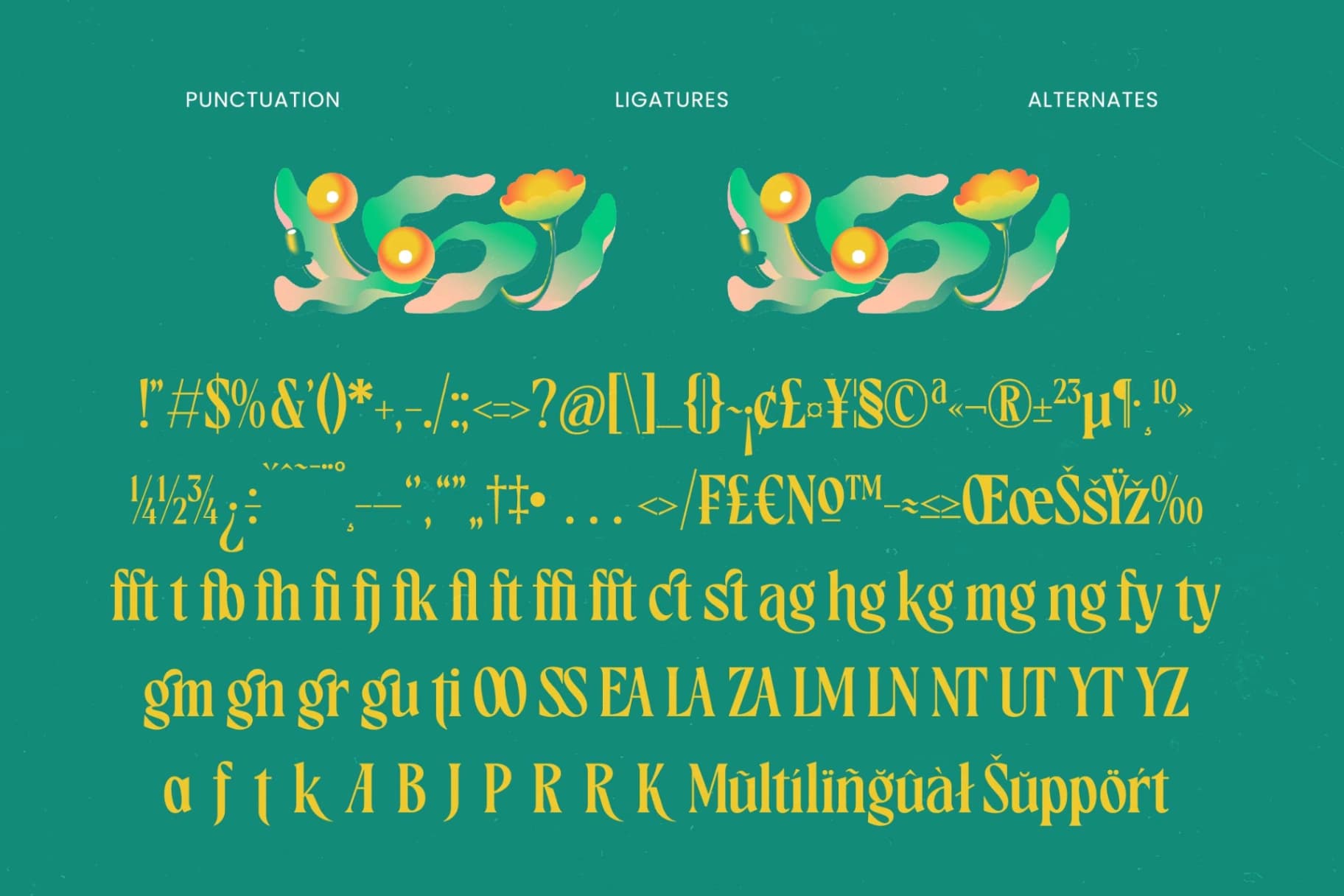 Preview 19 for Agnofy Rusting – Bold Tall Serif Display
