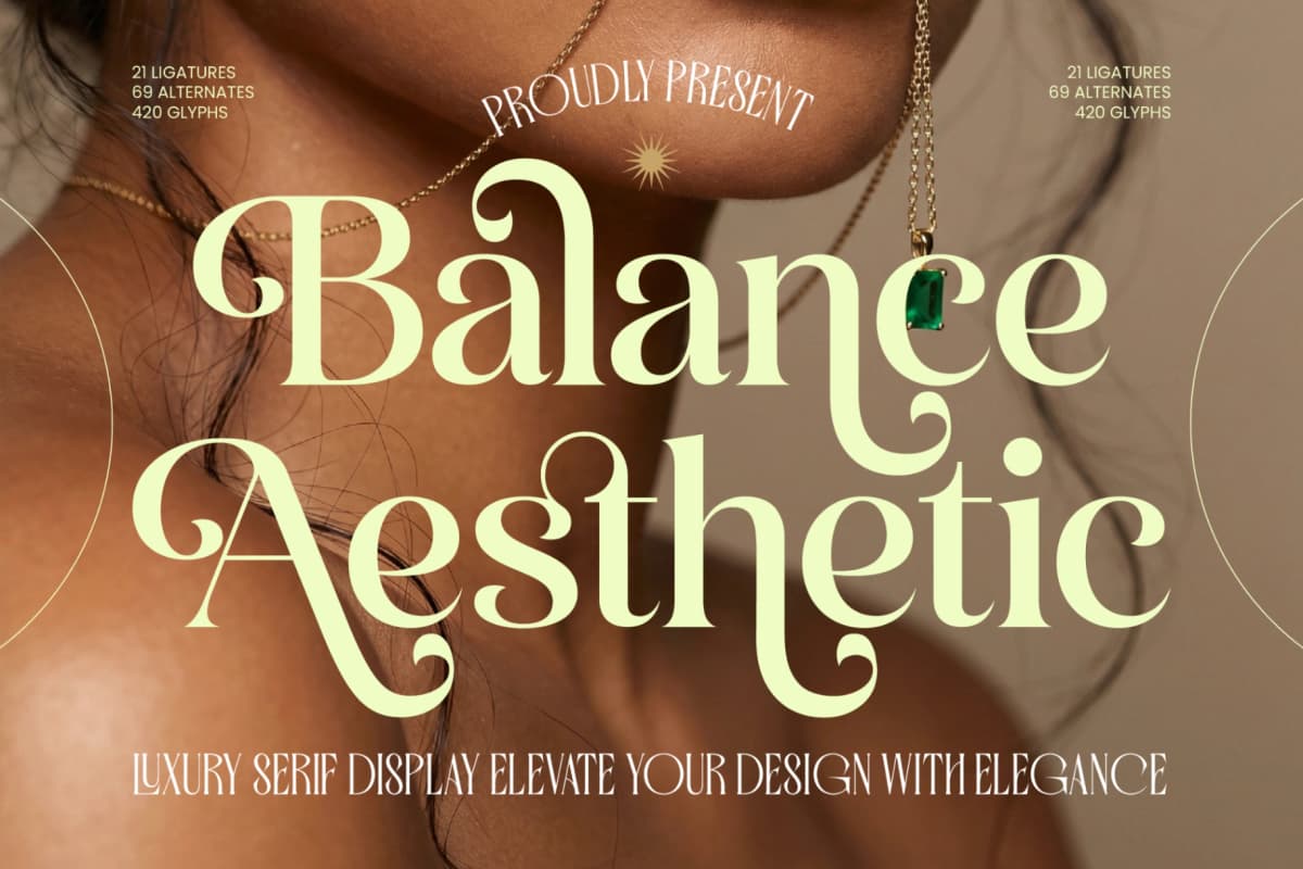 Preview 1 for Balance Aesthetic – Luxury Serif Display