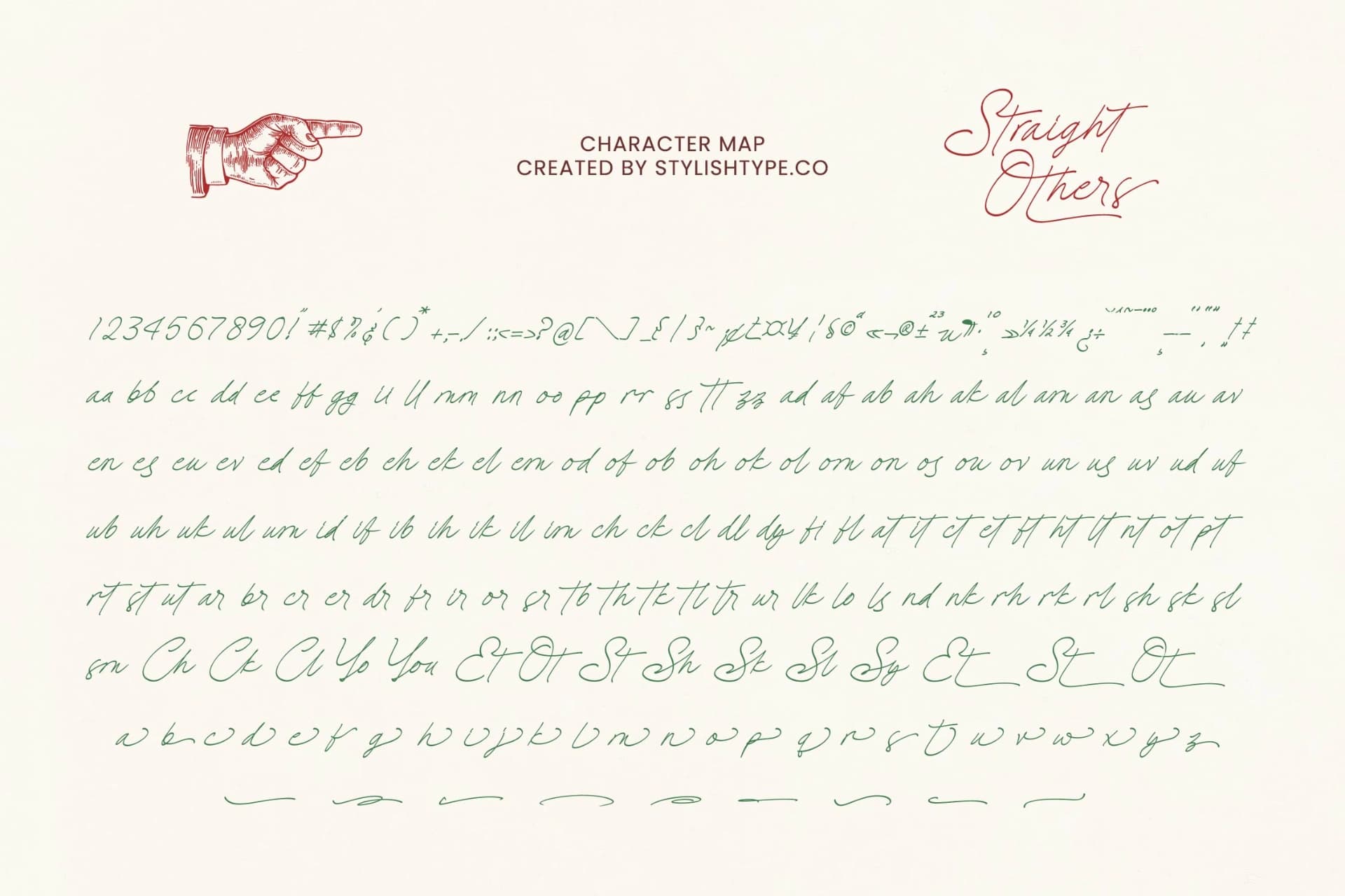 Preview 9 for Straight Others - Aesthetic Handwritten
