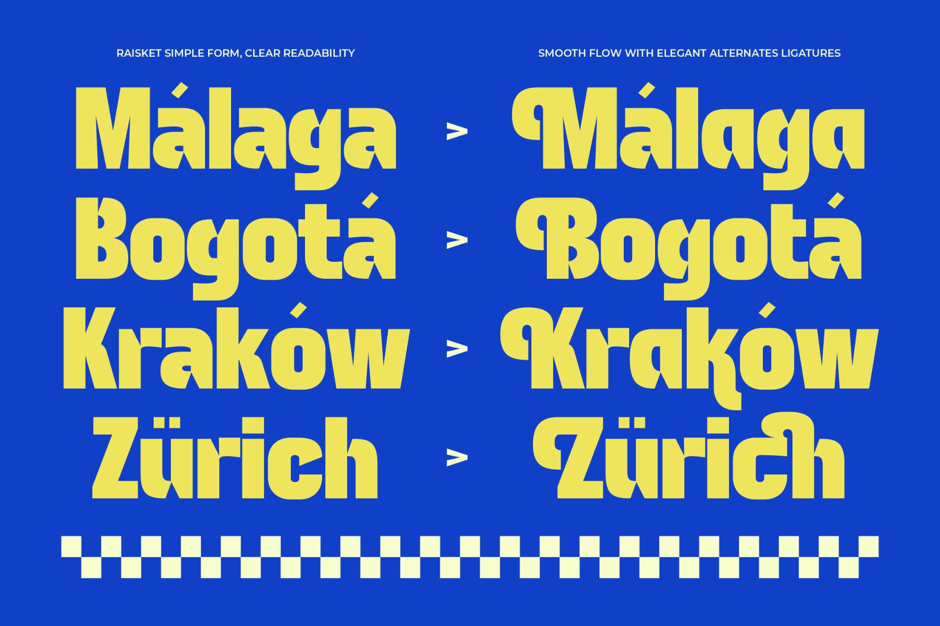 Preview 3 for Raisket – Bold Rounded Sans Serif