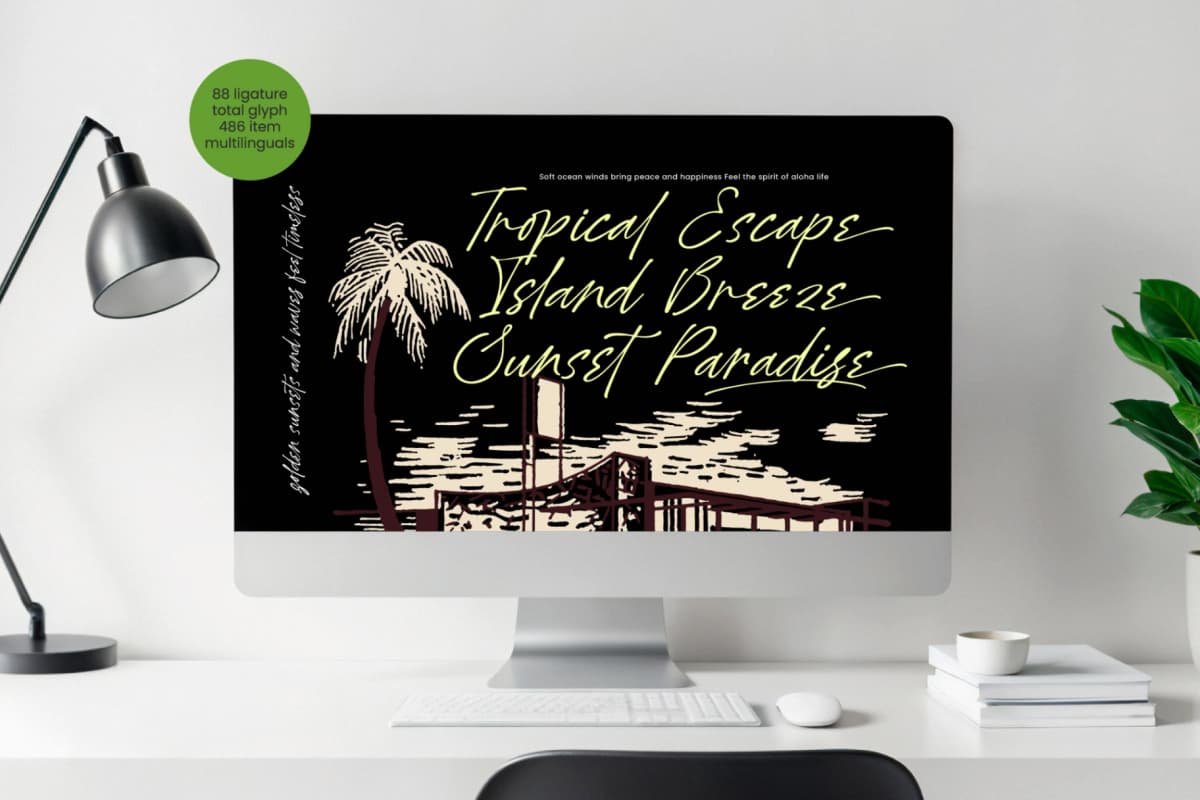 Oldpen Sunday – Ink Handwritten Font font preview 3