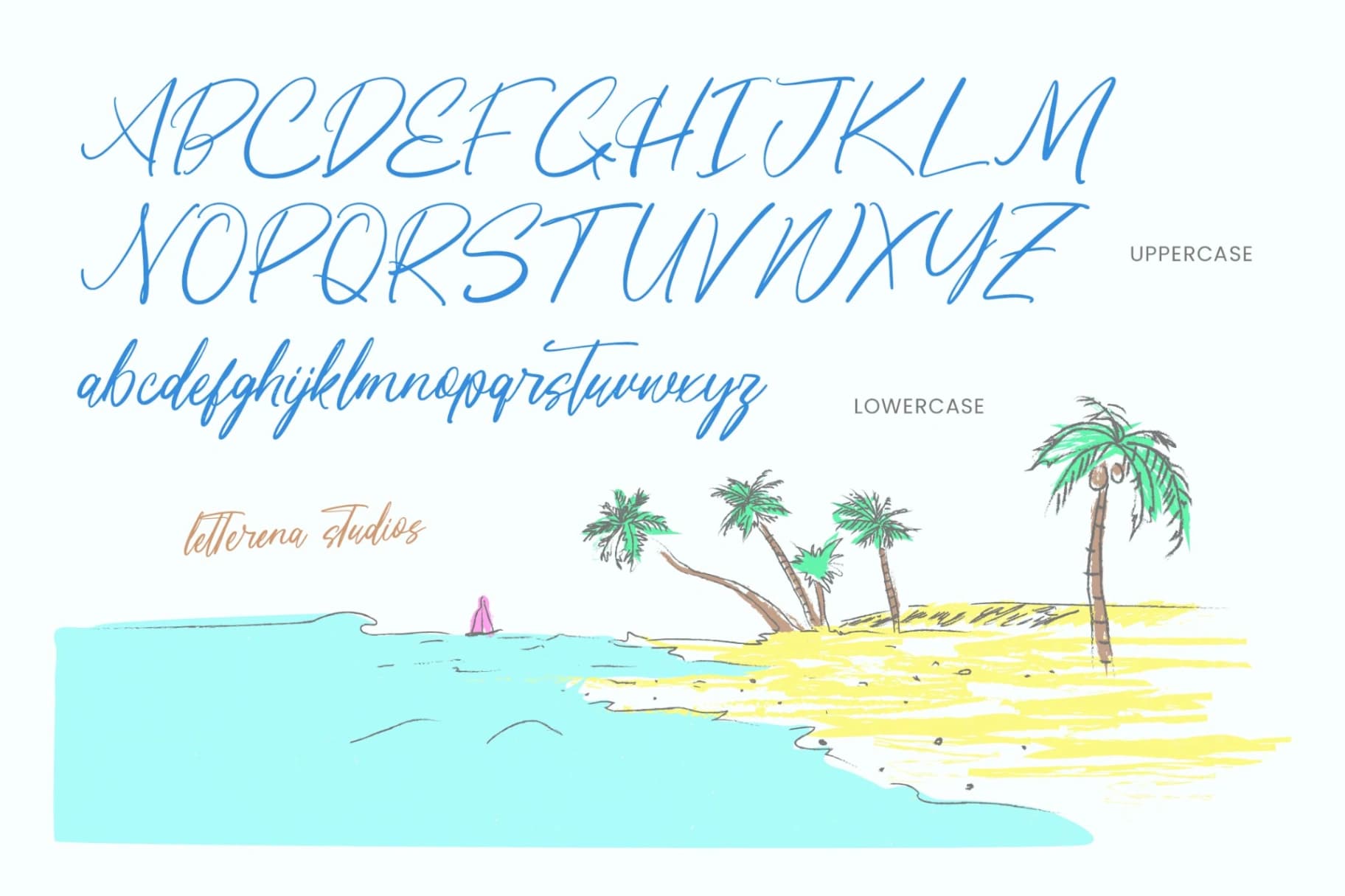 Preview 7 for Club Vacation – Handwritten Font