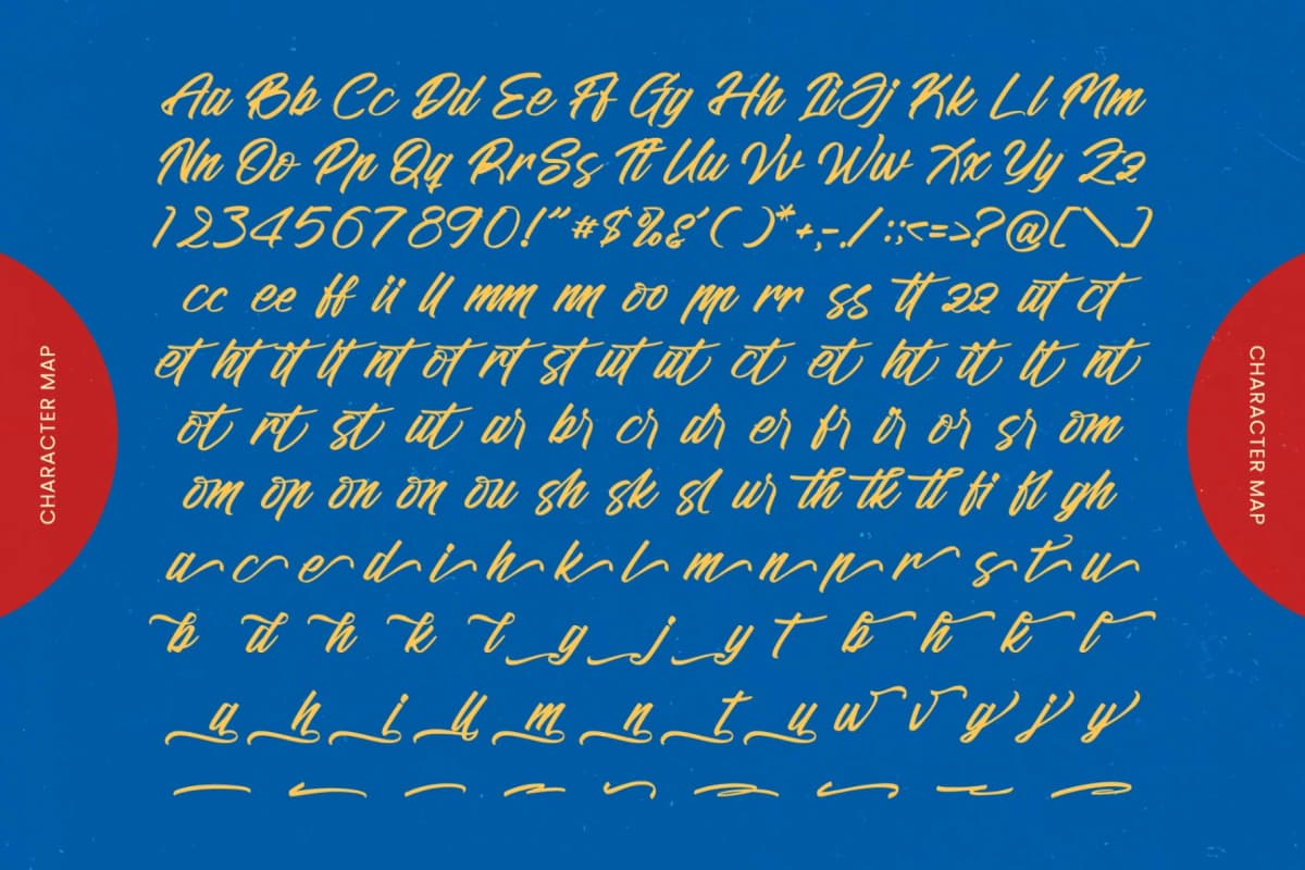 Ruthype Kongesti - Bold Calligraphy font preview 13