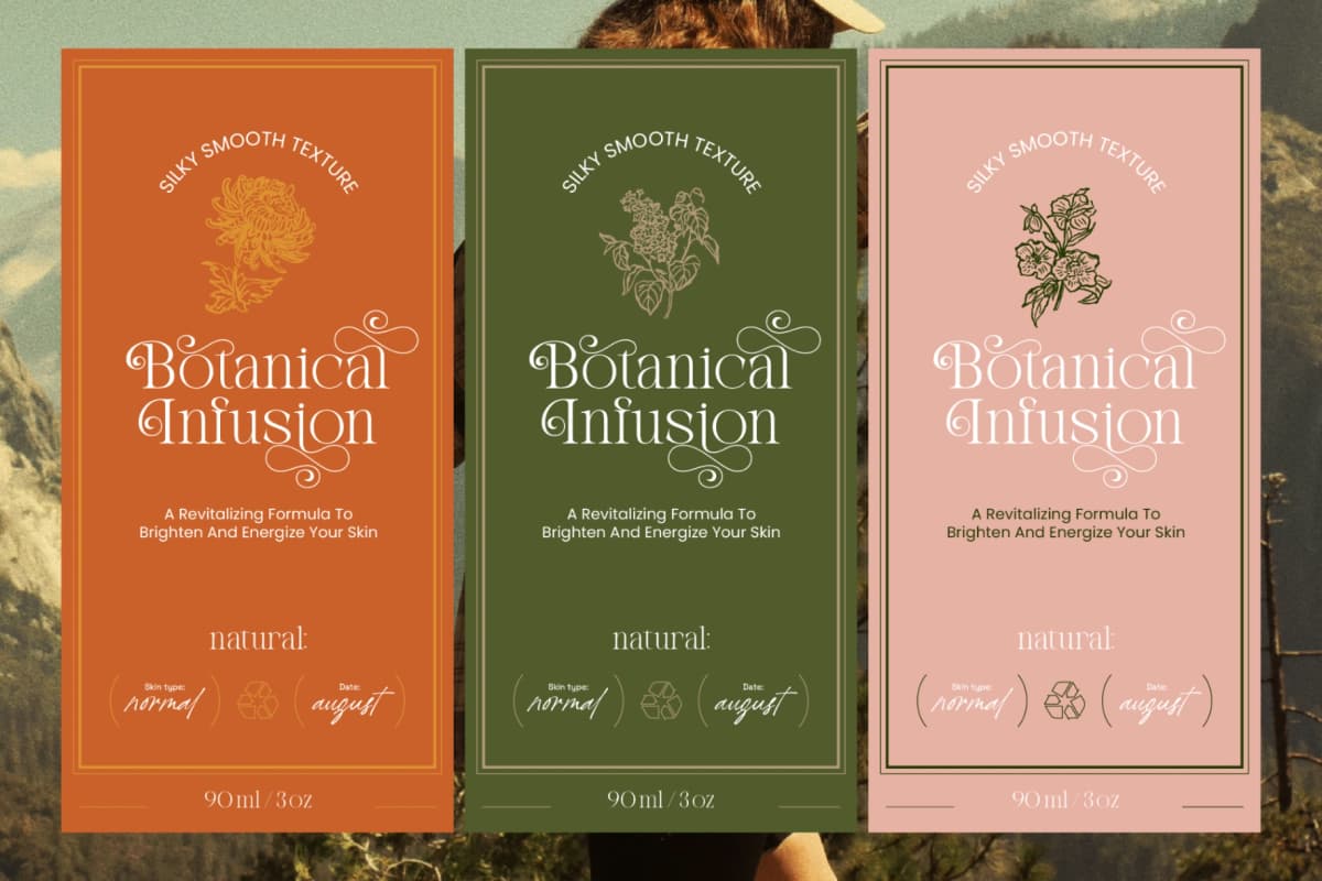 Chanel Gleminore – Decorative Swash Serif font preview 2