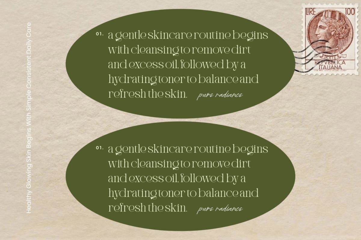 Chanel Gleminore – Decorative Swash Serif font preview 7