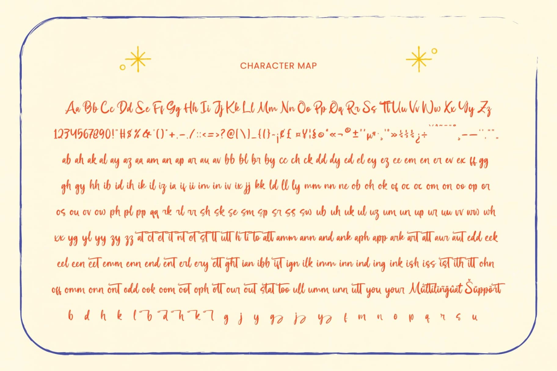 Preview 14 for Manhika Neddac – Aesthetic Handwritten Font