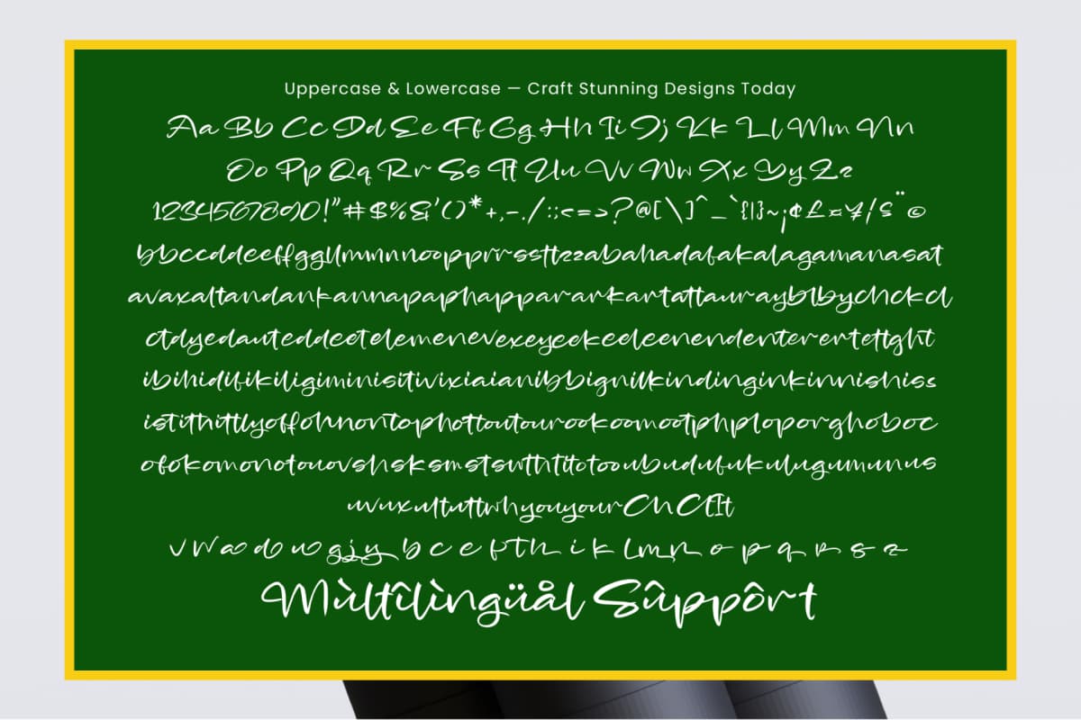 Dusty Indigo – Handwritten Script Font font preview 14