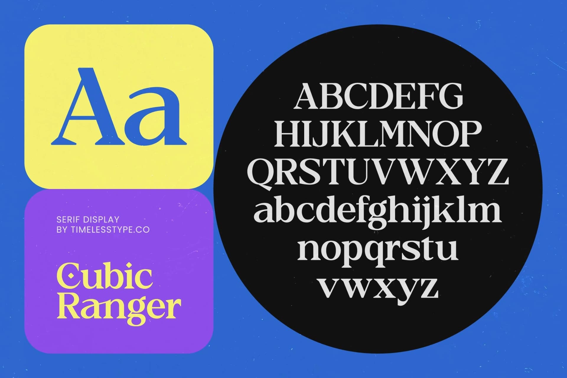 Preview 6 for Cubic Ranger – Serif Display Font