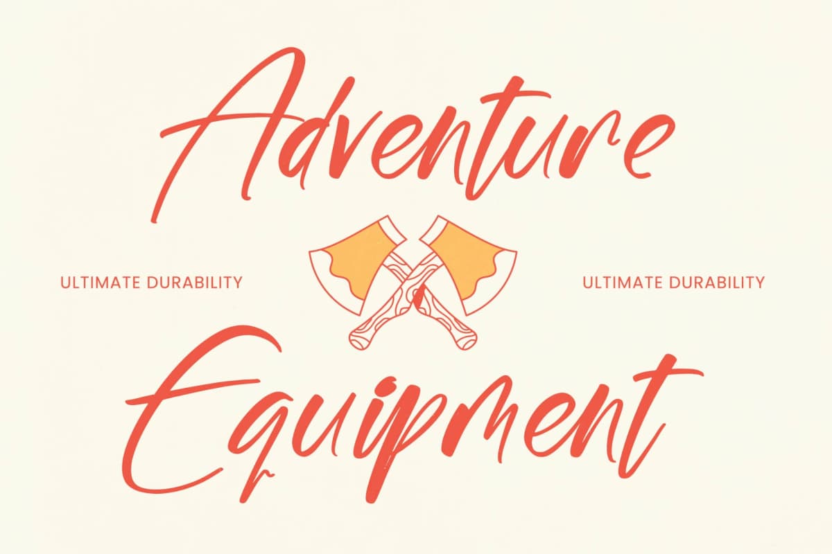 Ifartype Supetag - Bold Handwritten font preview 4