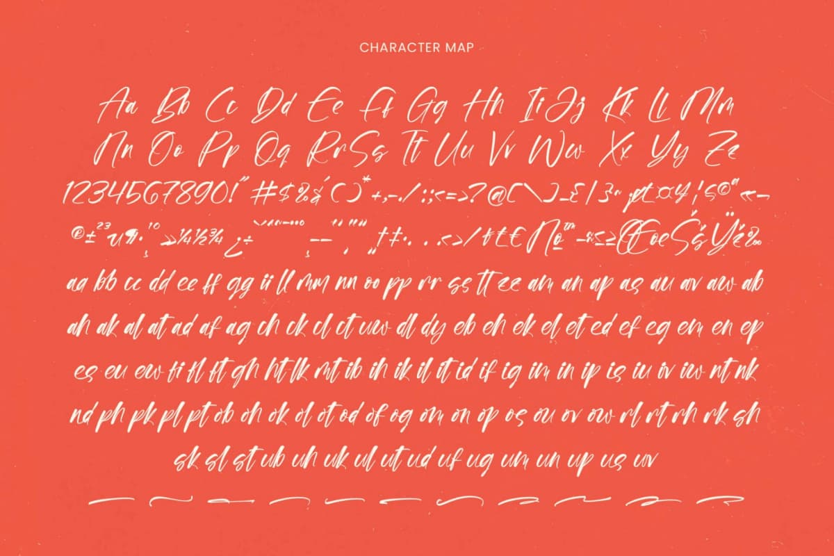 Ifartype Supetag - Bold Handwritten font preview 14