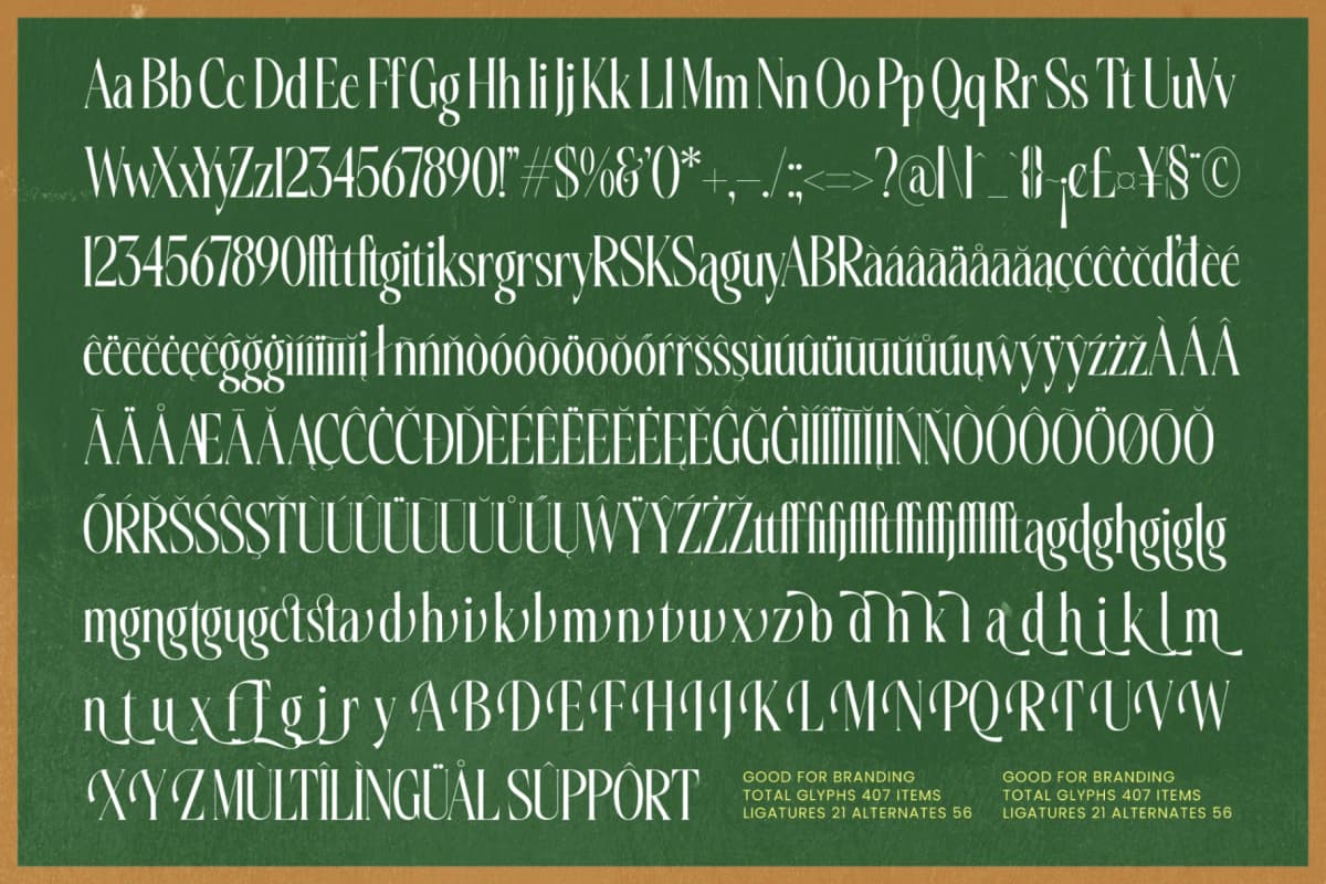 Silkigfined – Elegant Luxury Serif Typeface font preview 14
