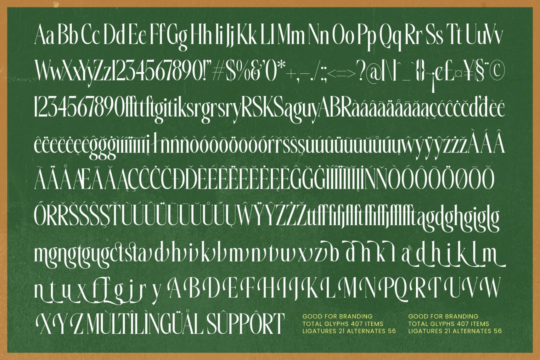 Preview 14 for Silkigfined – Elegant Luxury Serif Typeface