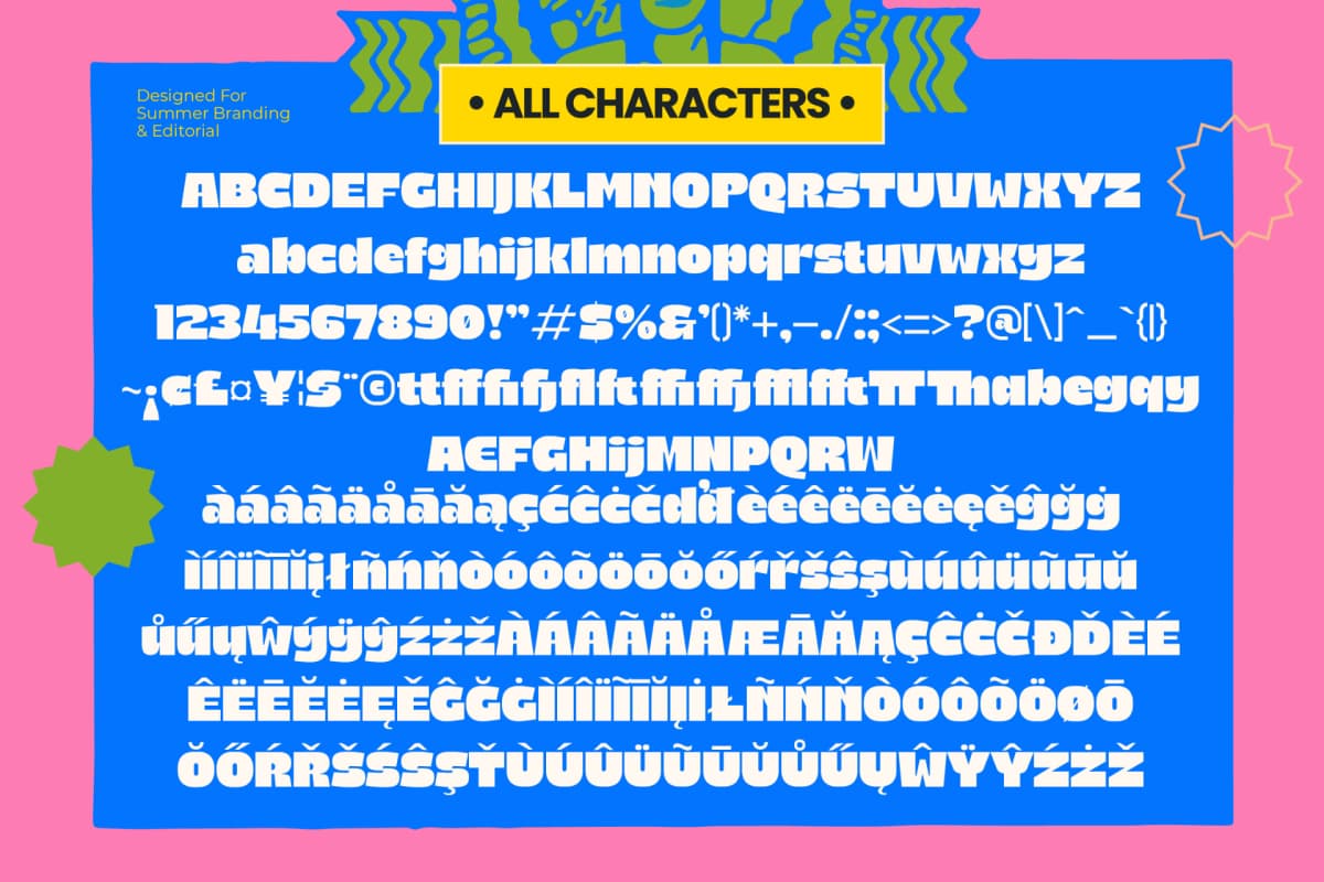 Fresh Chunky – Retro Groovy Sans Display font preview 14