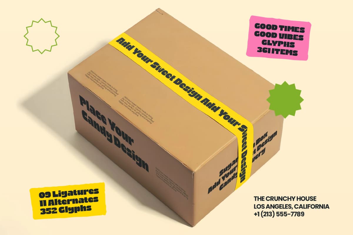 Fresh Chunky – Retro Groovy Sans Display font preview 10