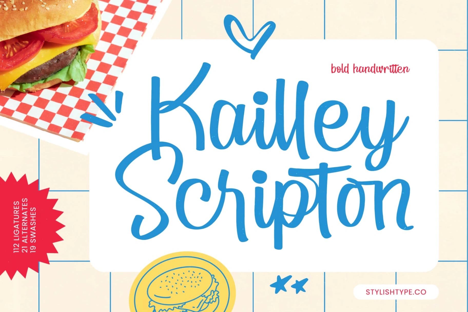 Preview of Kailley Scripton – Bold Handwritten font