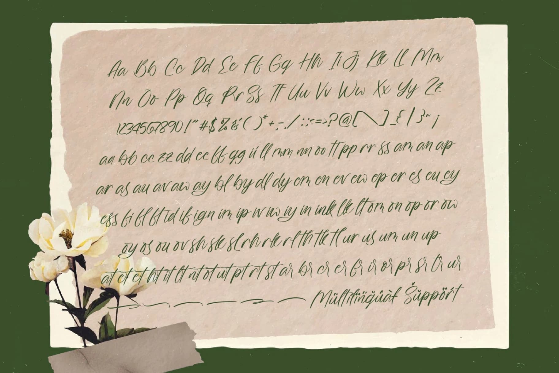Preview 14 for Ghostoy Charless – Aesthetic Handwritten
