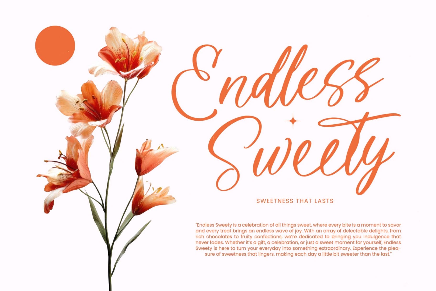 Preview 9 for Denieda Marceline – Bold Calligraphy Font