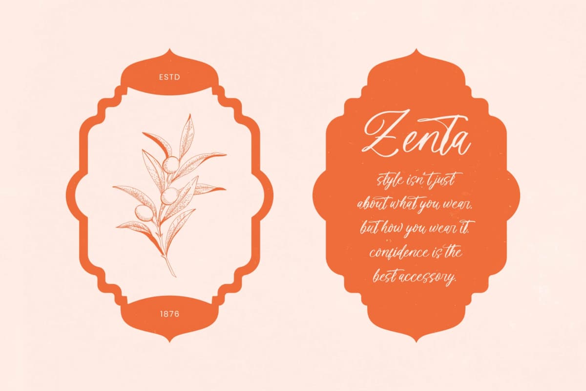 Denieda Marceline – Bold Calligraphy Font font preview 10