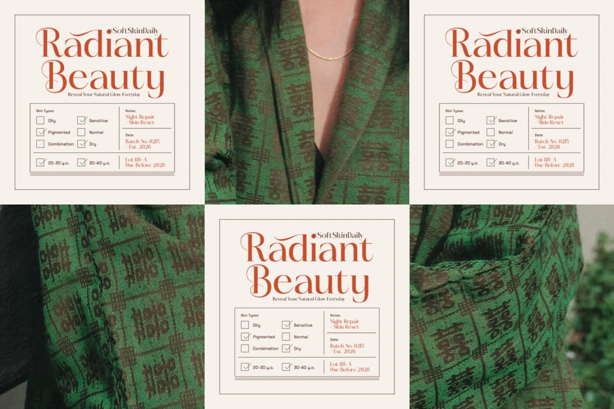 Bakery Megals – Elegant Luxury Serif font preview 8