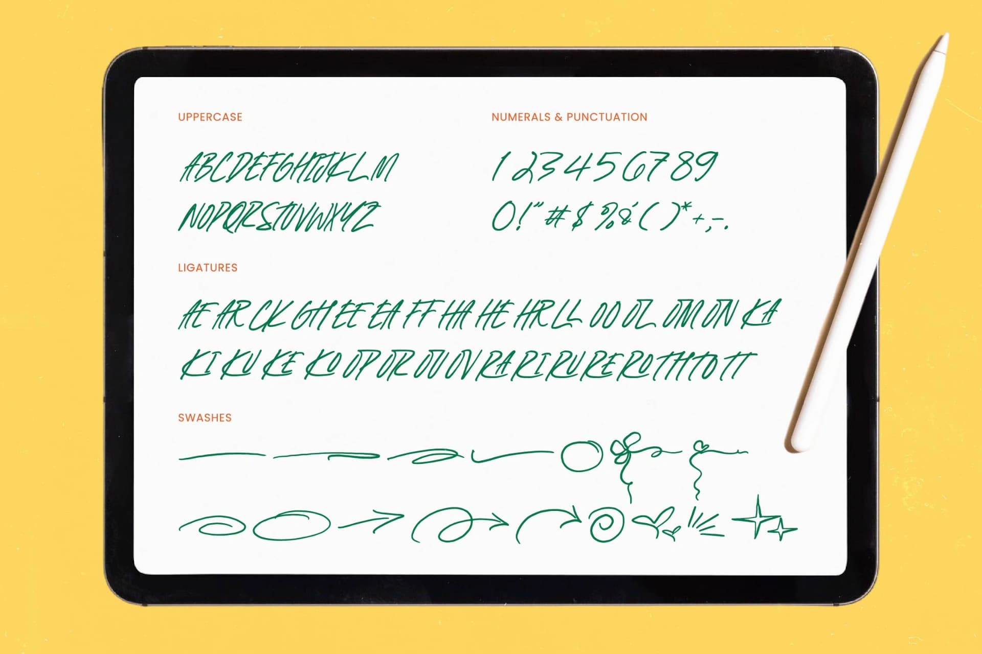 Preview 7 for Saeton Markers – Natural Handwritten