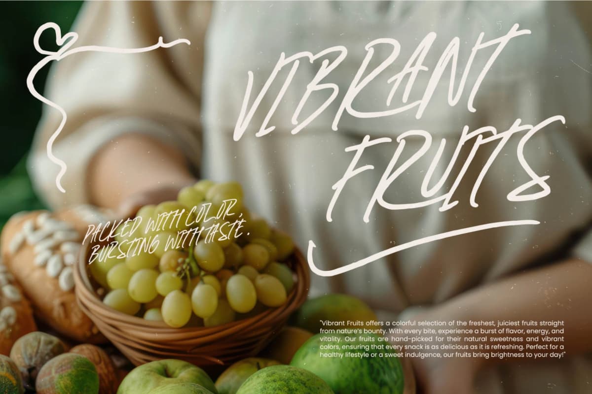 Saeton Markers – Natural Handwritten font preview 11