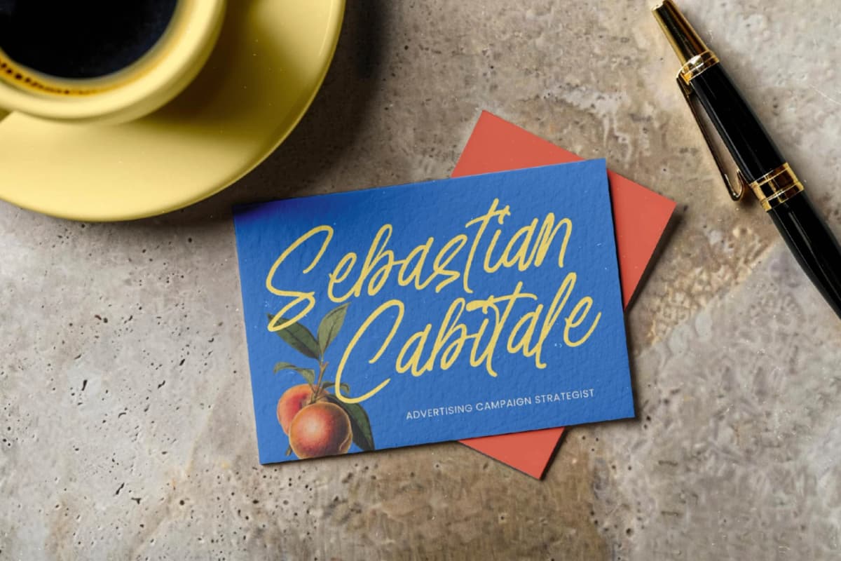 Distyan Stovilky – Handwritten Brush font preview 12