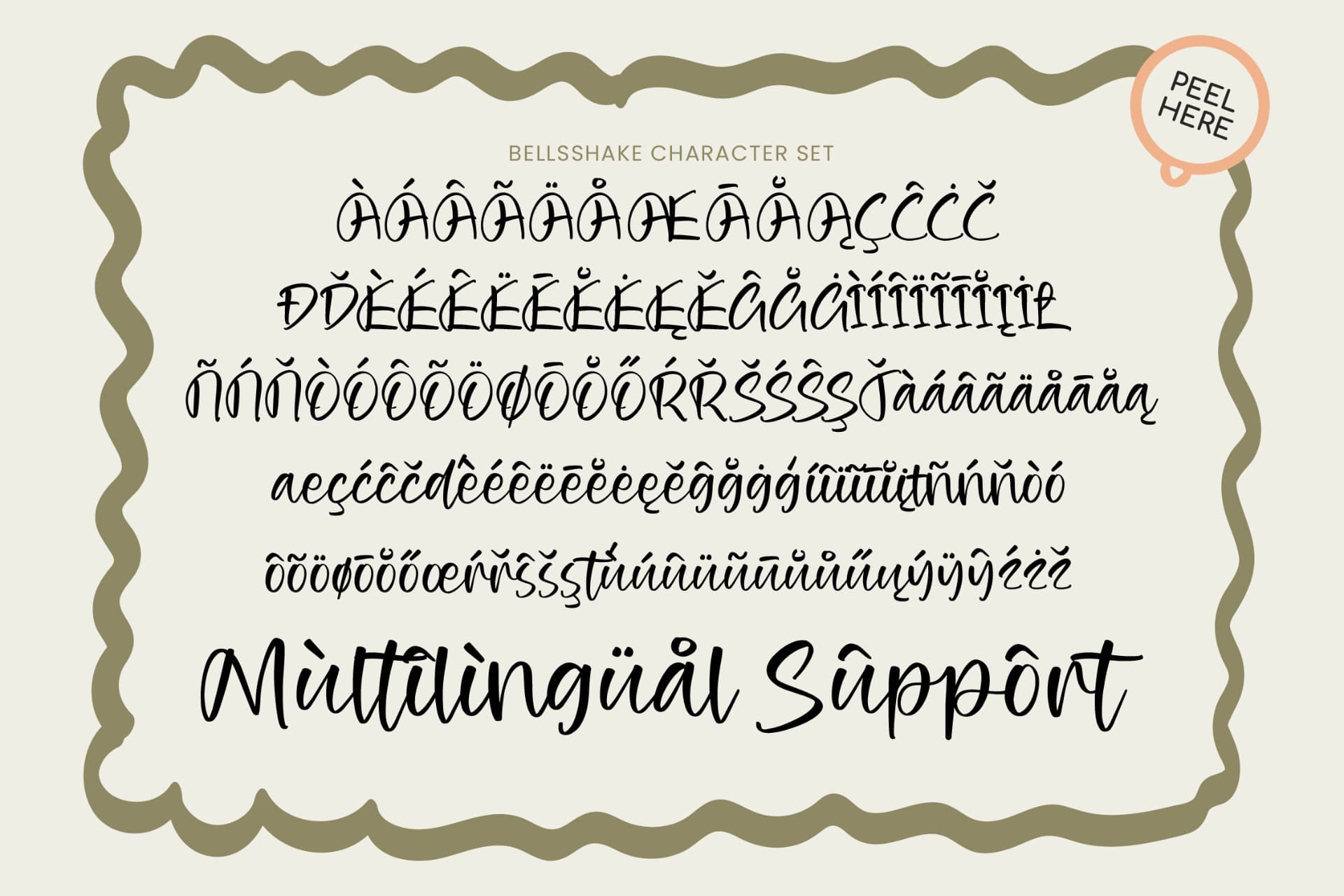 Preview 13 for Bellsshake – Modern Handwritten Font