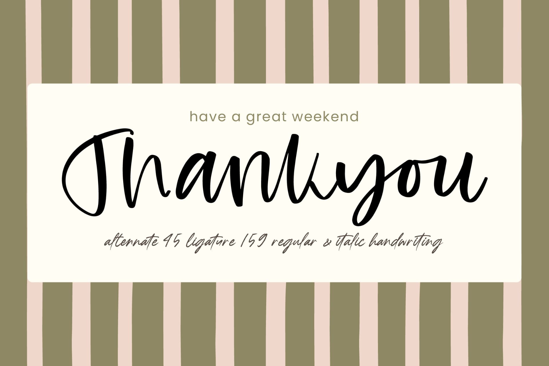 Preview 15 for Bellsshake – Modern Handwritten Font