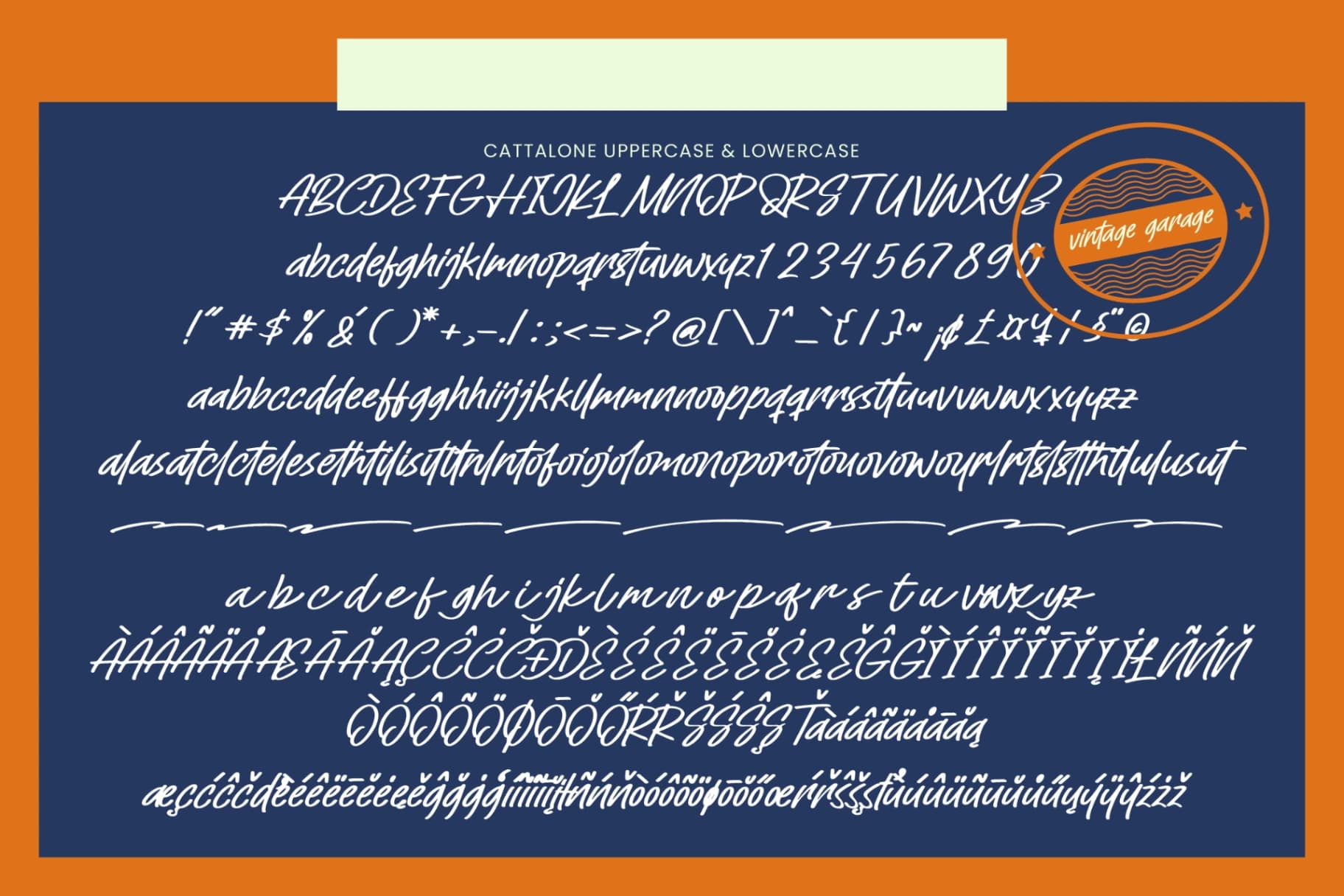 Preview 14 for Cattalone - Modern Handwritten Font