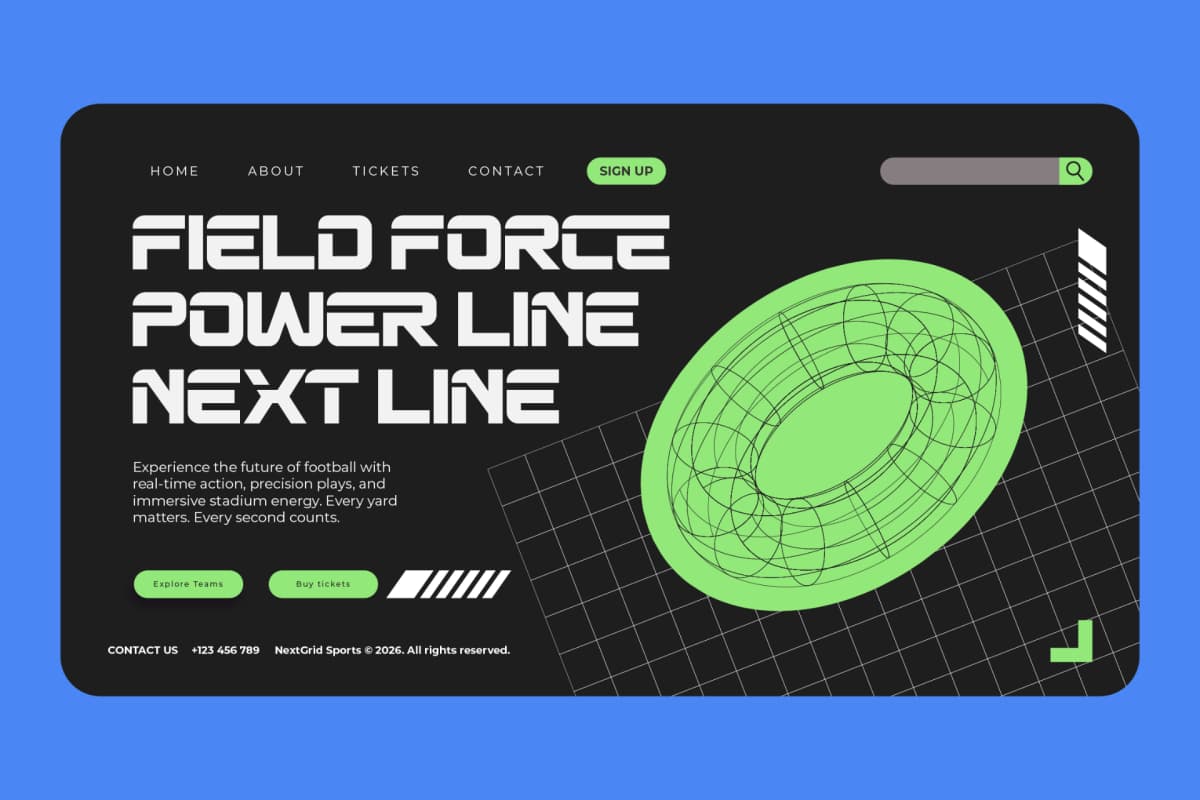 Gridline Minimal - Esports Display Type font preview 7