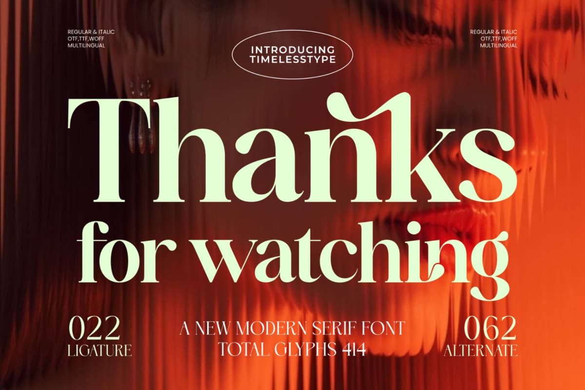 Grand Highland – Modern Serif Font font preview 15