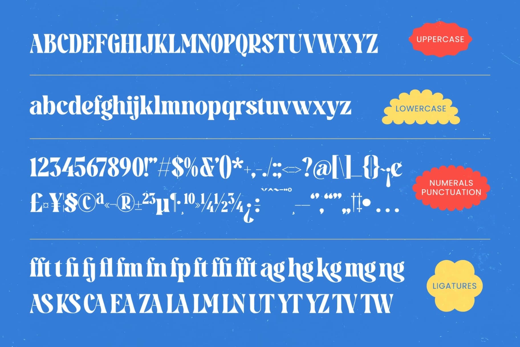 Preview 13 for Bingers – Bold Serif Display