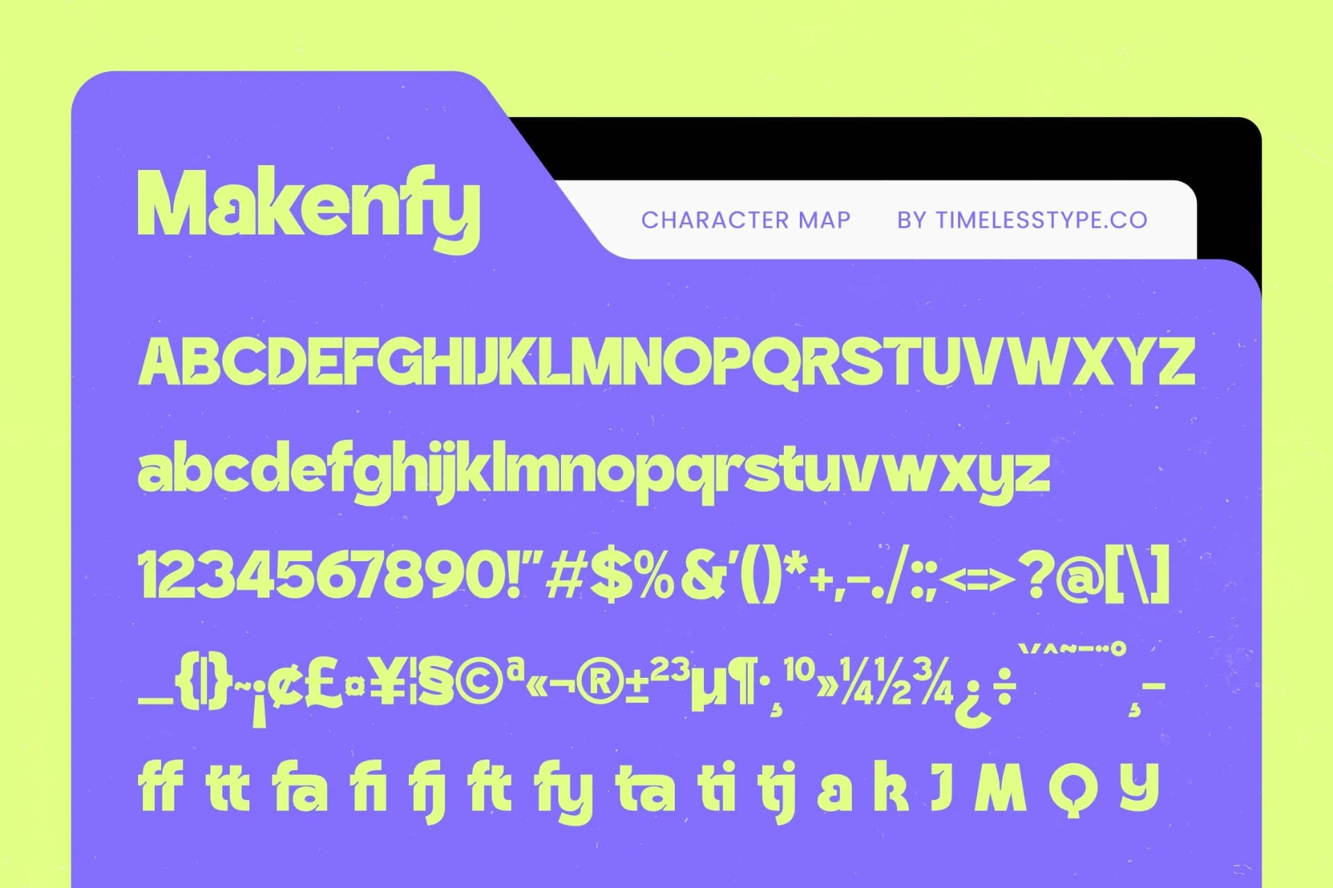 Preview 6 for Makenfy – Sans Serif Playful Display