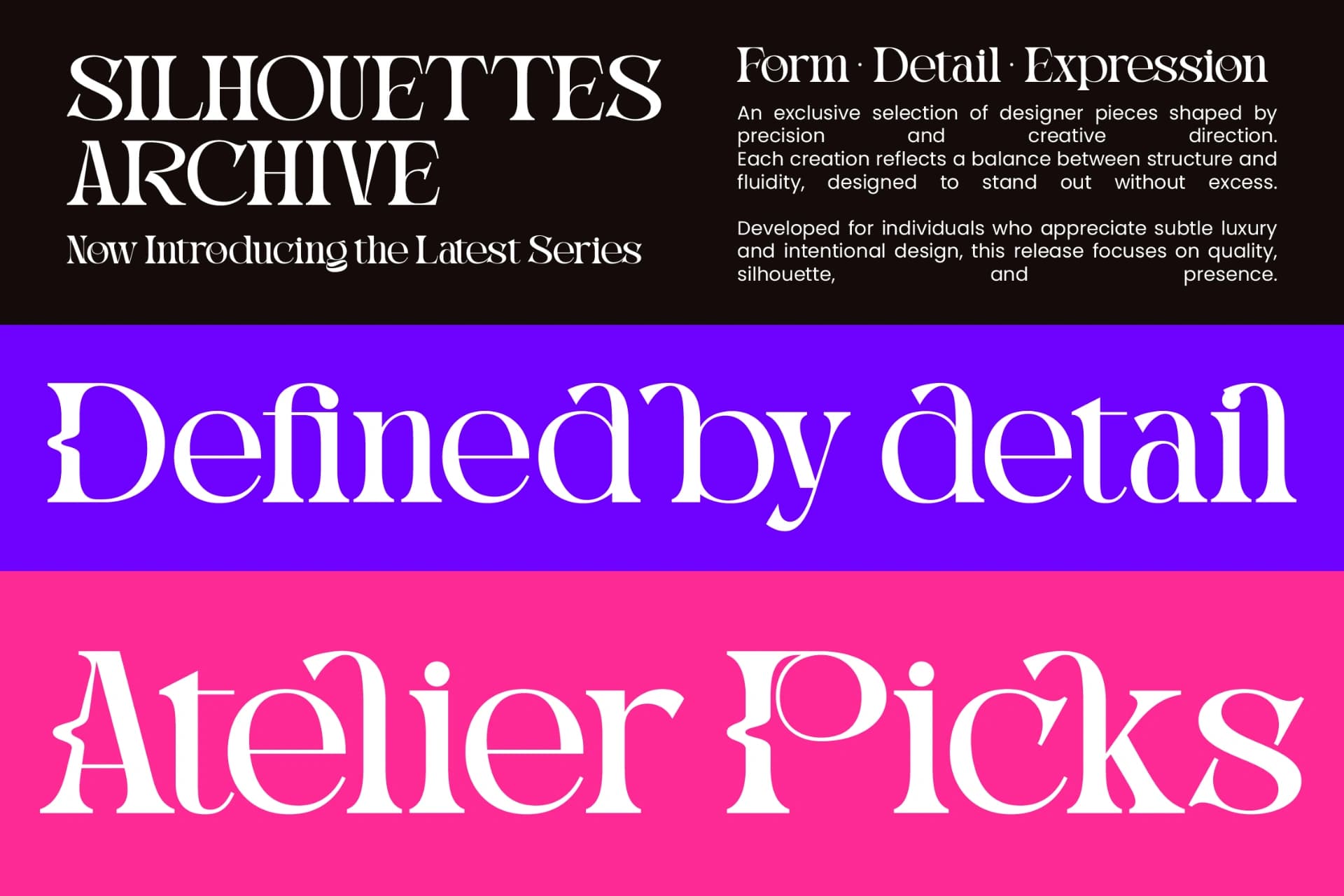 Preview 6 for Magdes – Modern Display Serif Font
