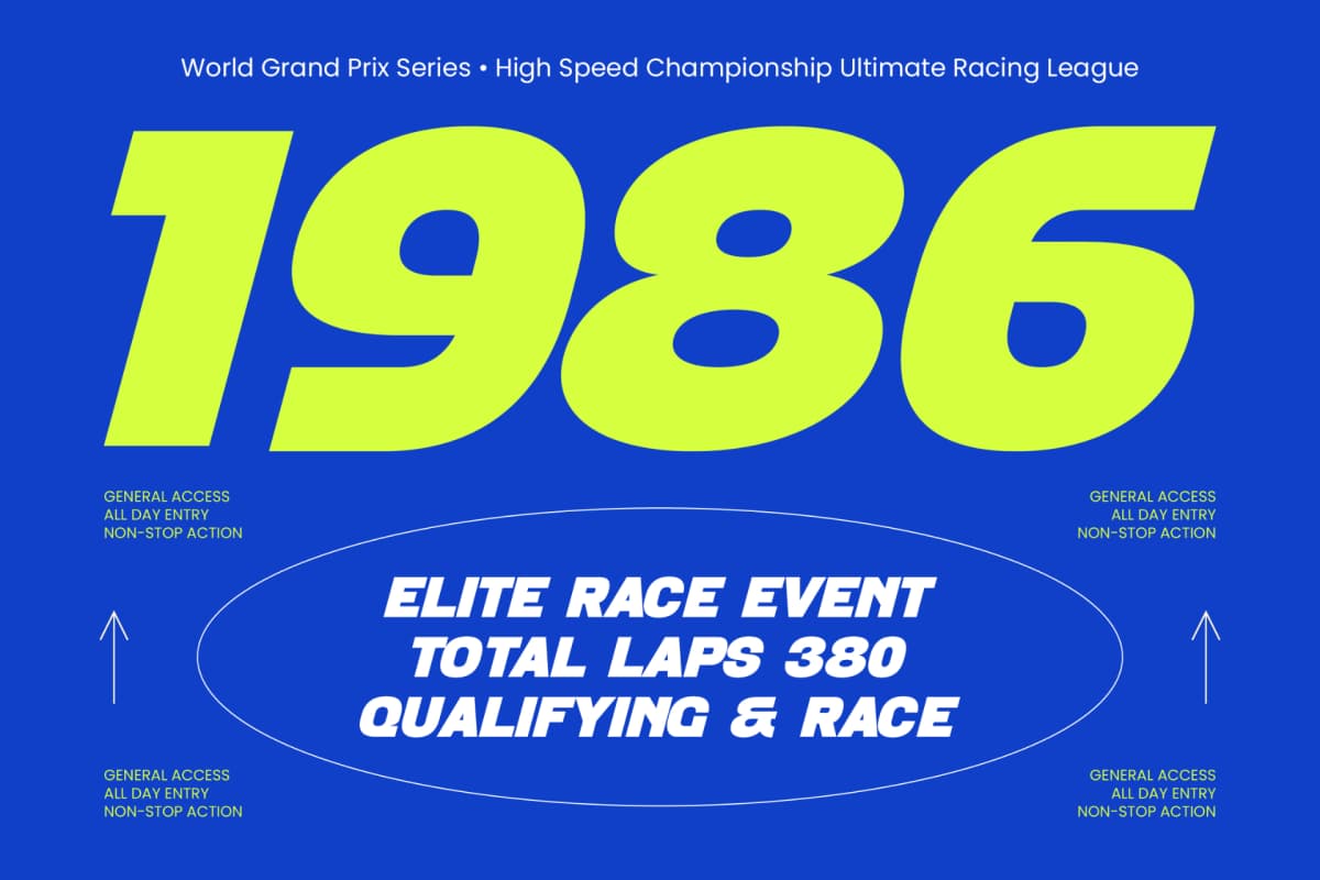 Preview 3 for Racemans American – Speedy Display Font