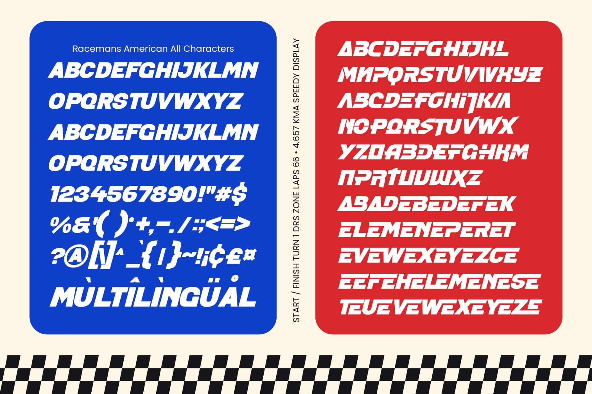 Preview 14 for Racemans American – Speedy Display Font