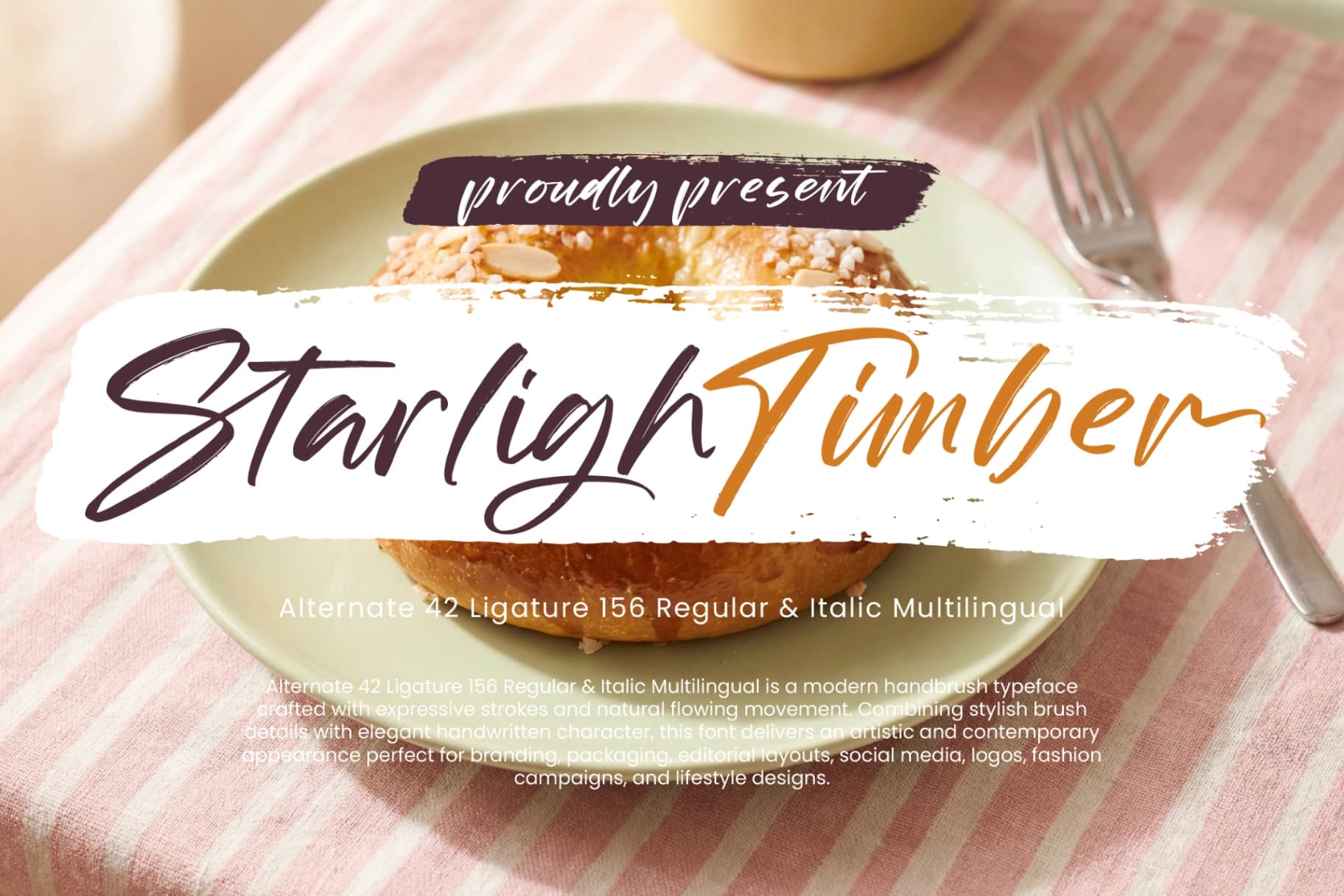 Preview 1 for Starligh Timber – Modern Handbrush Script