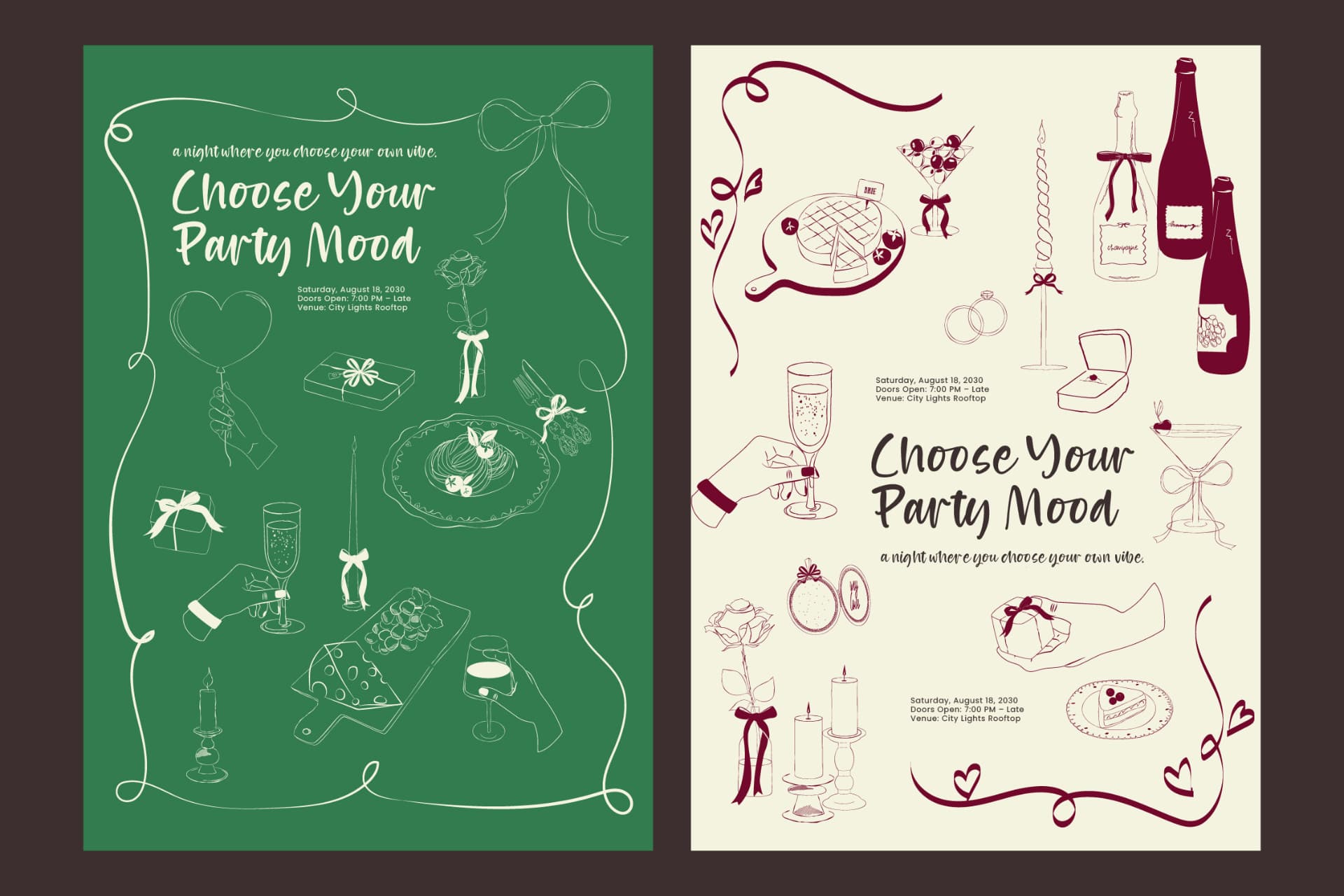 Preview 2 for Cocktails Poetry – Display Handwritten Font