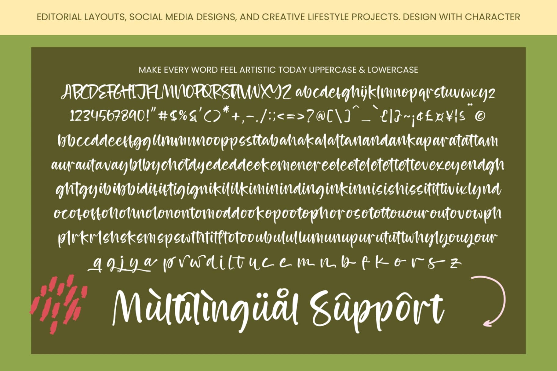 Preview 14 for Cocktails Poetry – Display Handwritten Font