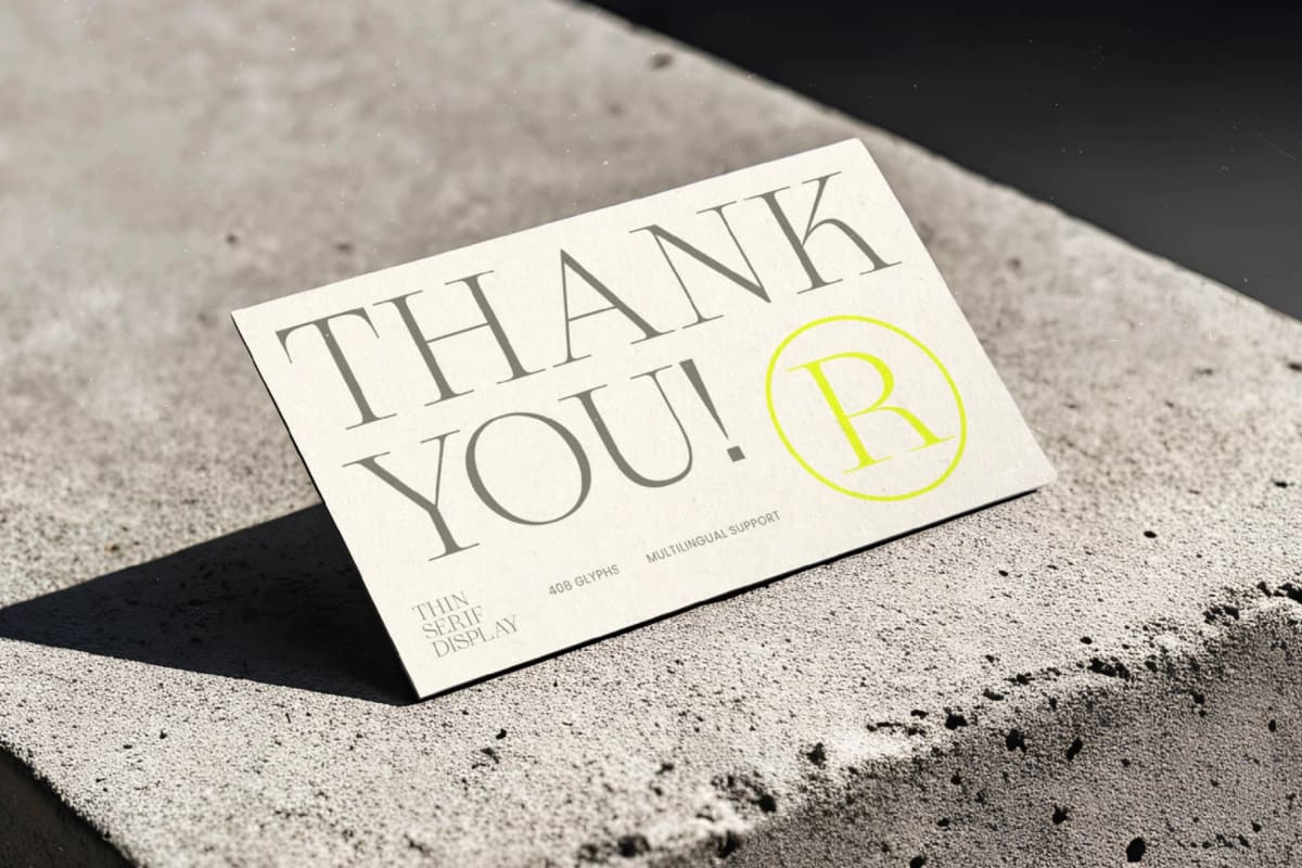 Preview 15 for Gafloc – Thin Serif Display