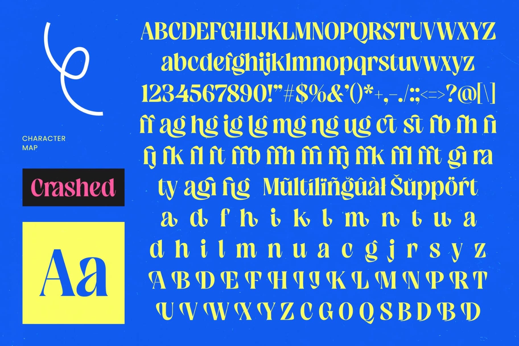 Preview 14 for Crashed – Bold Tall Serif