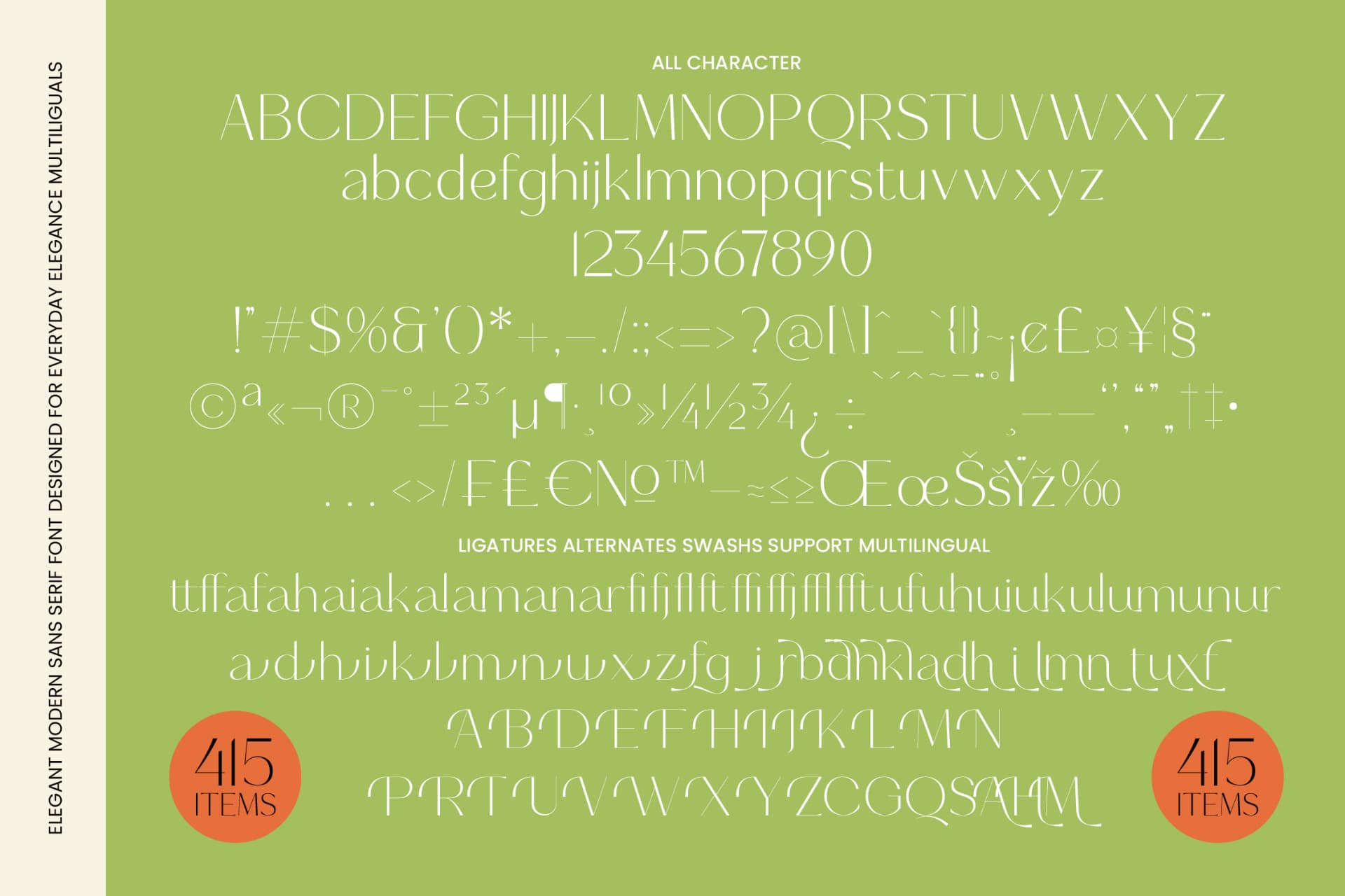 Preview 14 for Selario – Elegant Modern Sans Serif