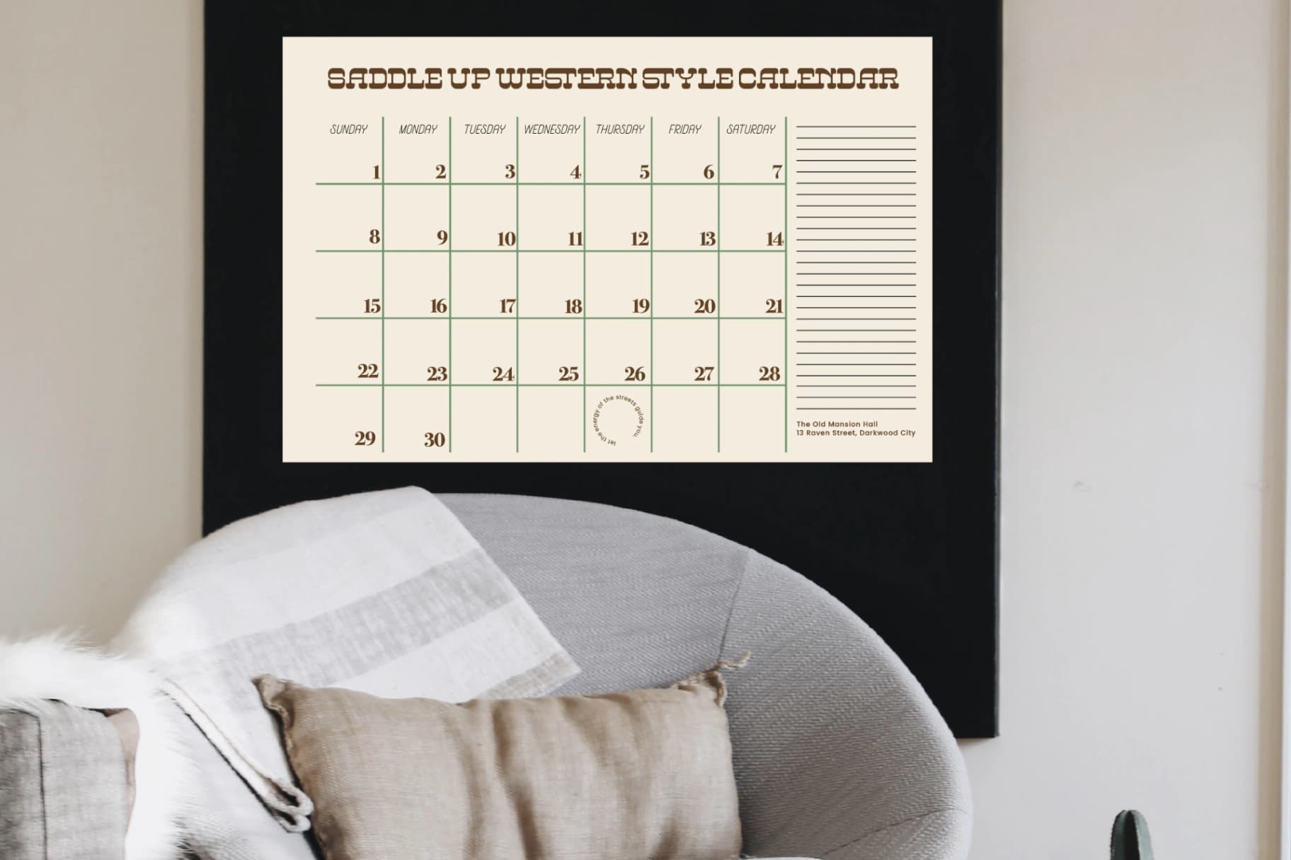 Preview 6 for Westburth – Western Display Font