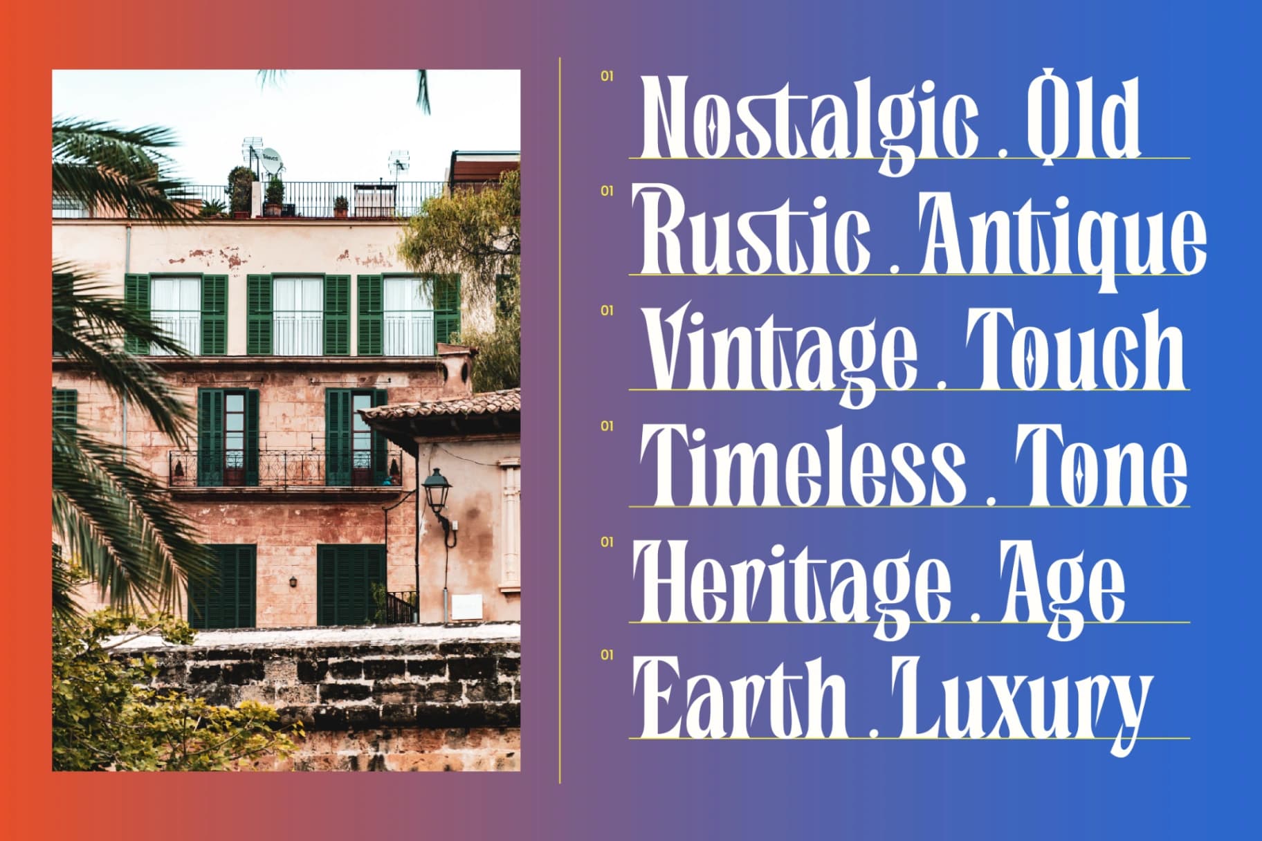 Preview 7 for Mognakin – Serif Display Font