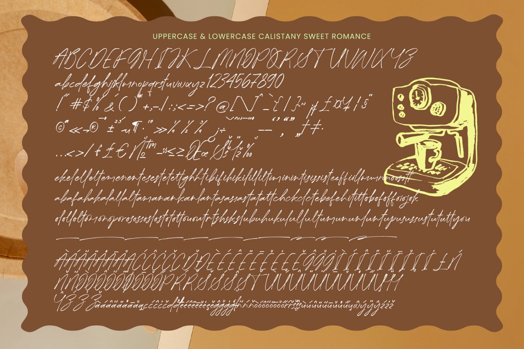 Preview 14 for Calistany Sweet Romance - Natural Handwritten Font