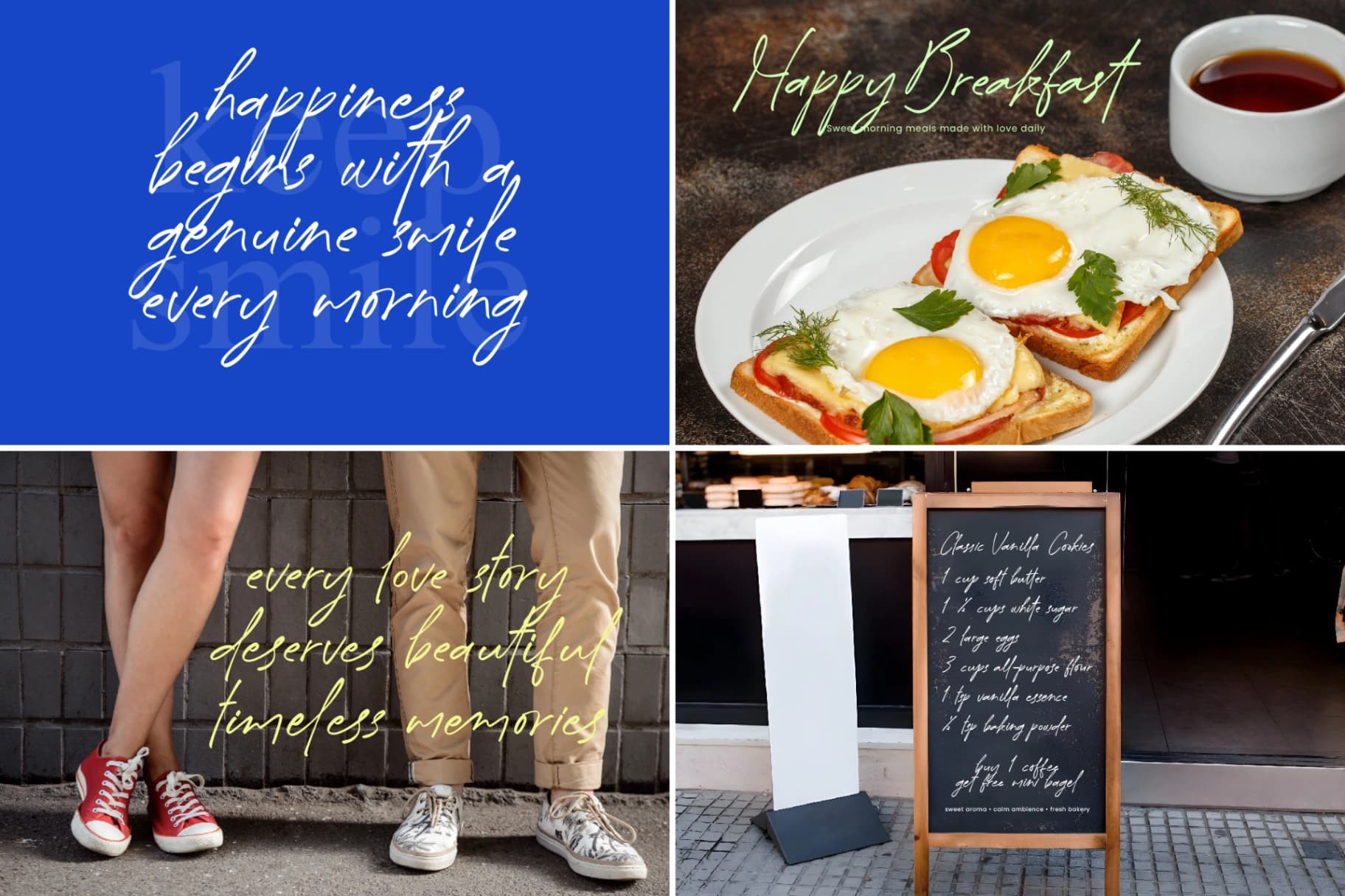 Preview 2 for Calistany Sweet Romance - Natural Handwritten Font